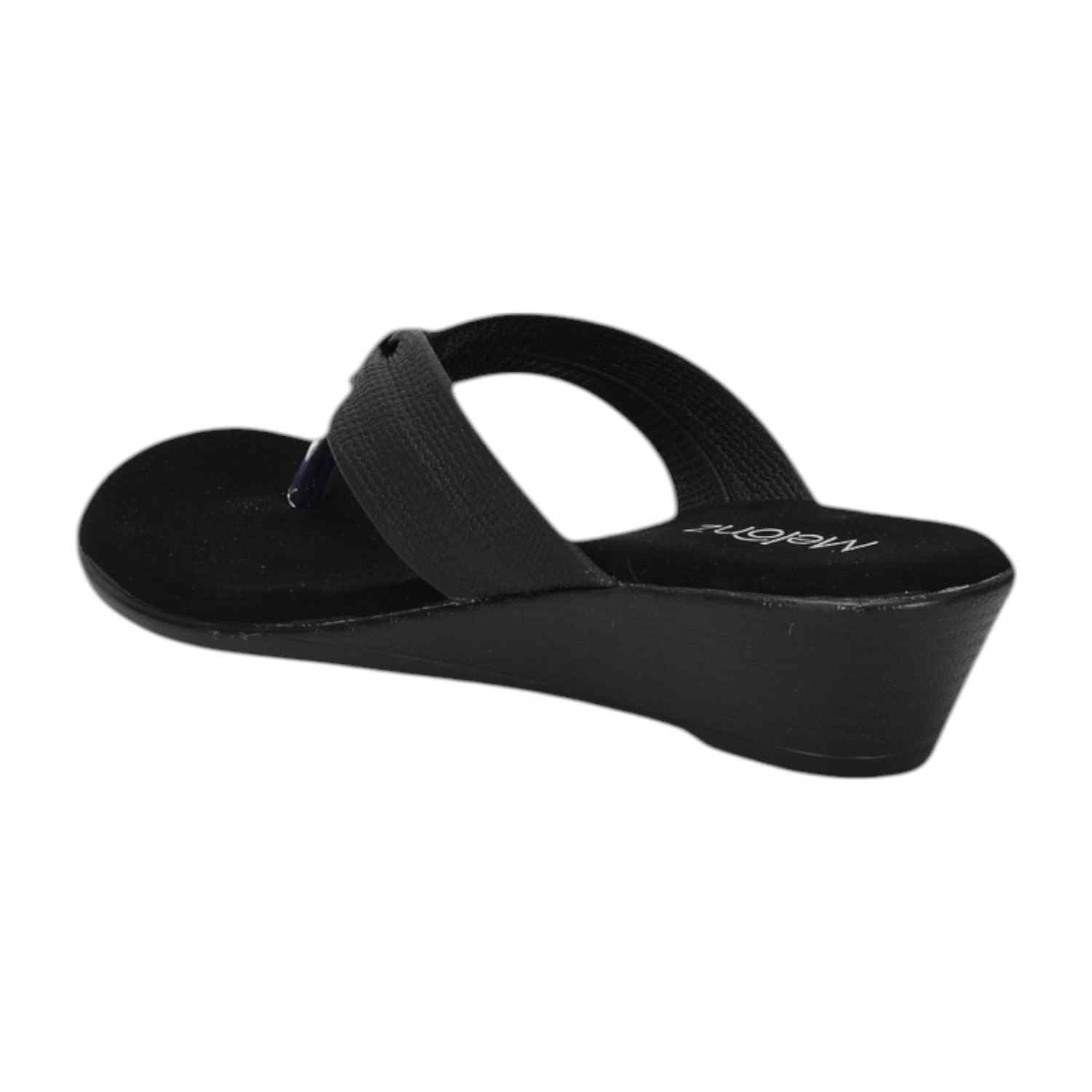 Women Thong Black Casual Heel