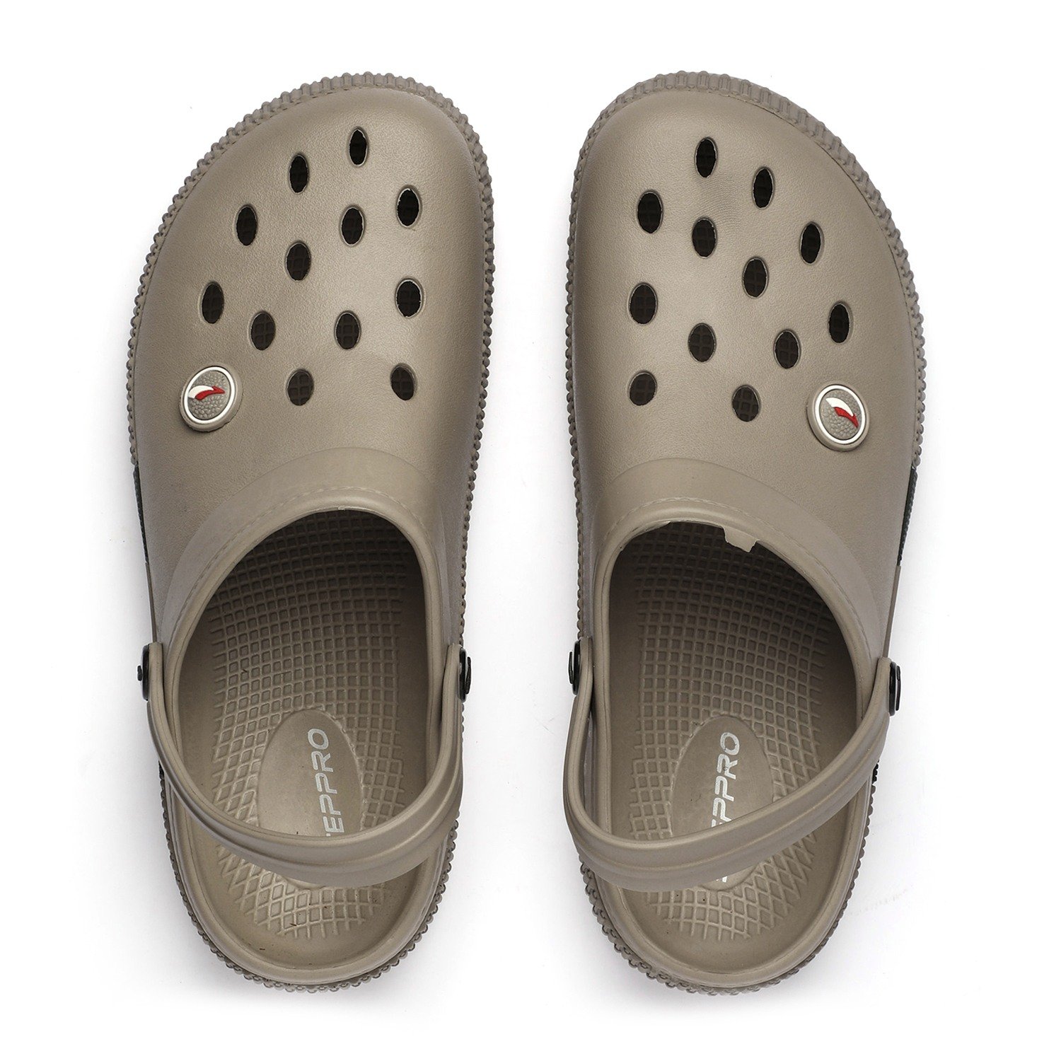 Men Beige Clogs