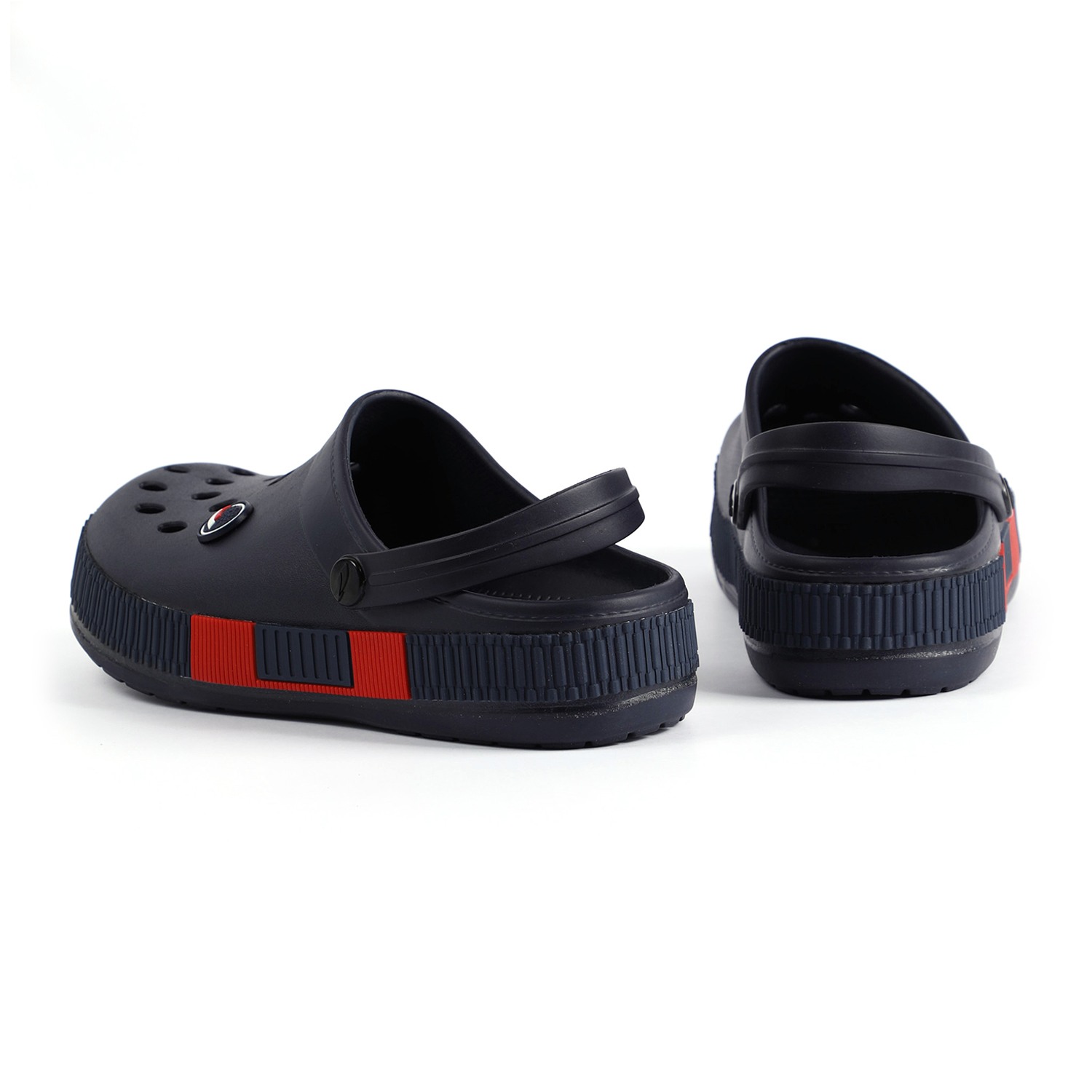 Men Navy Blue Clogs