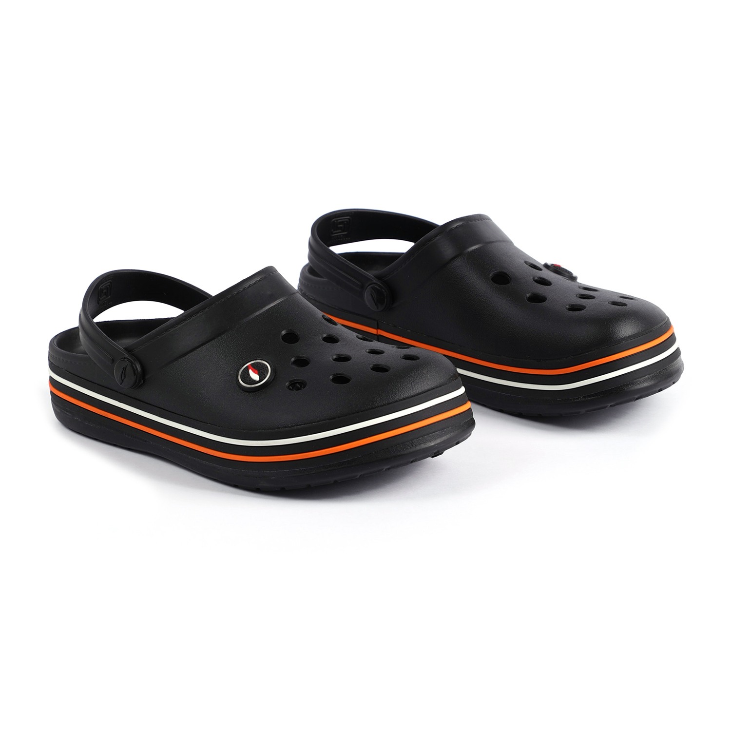 Men Black Clogs