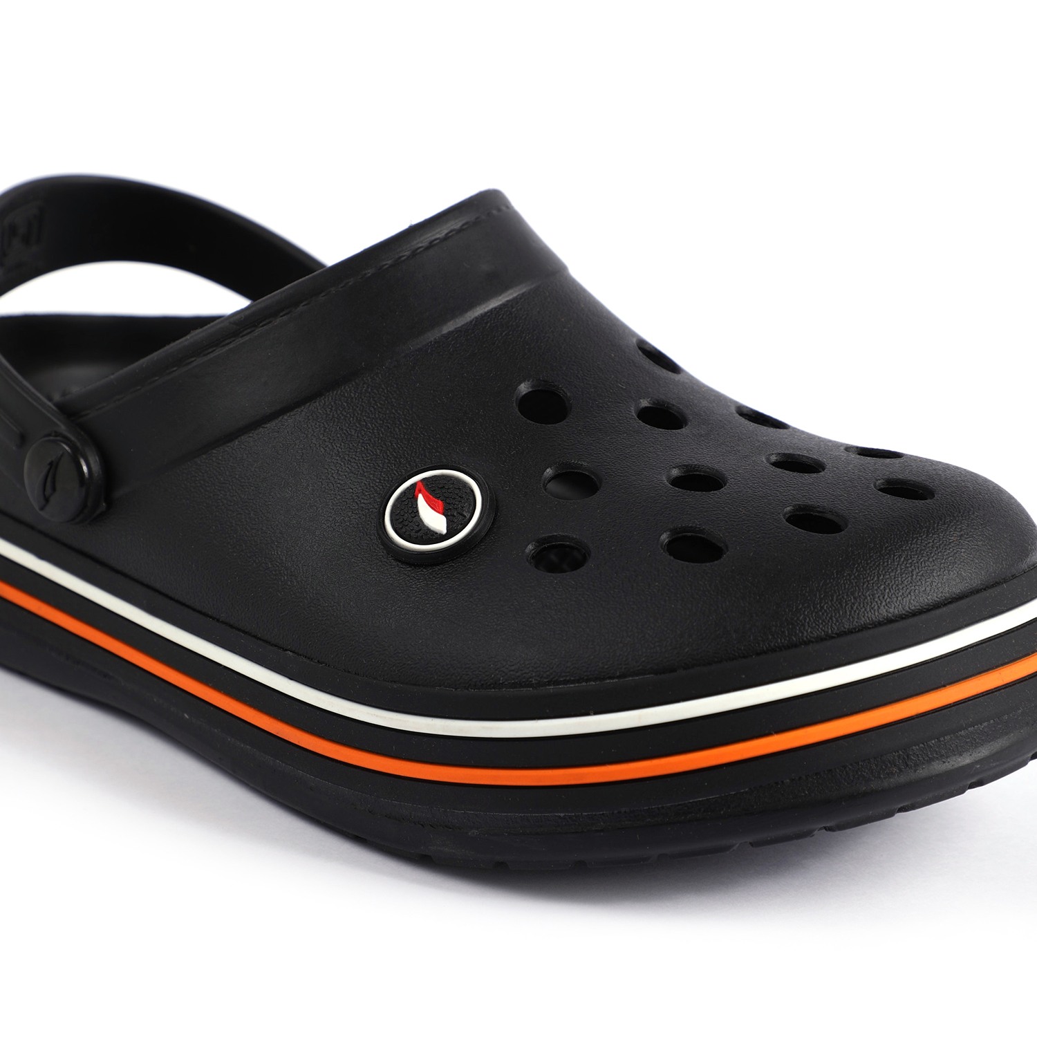 Men Black Clogs