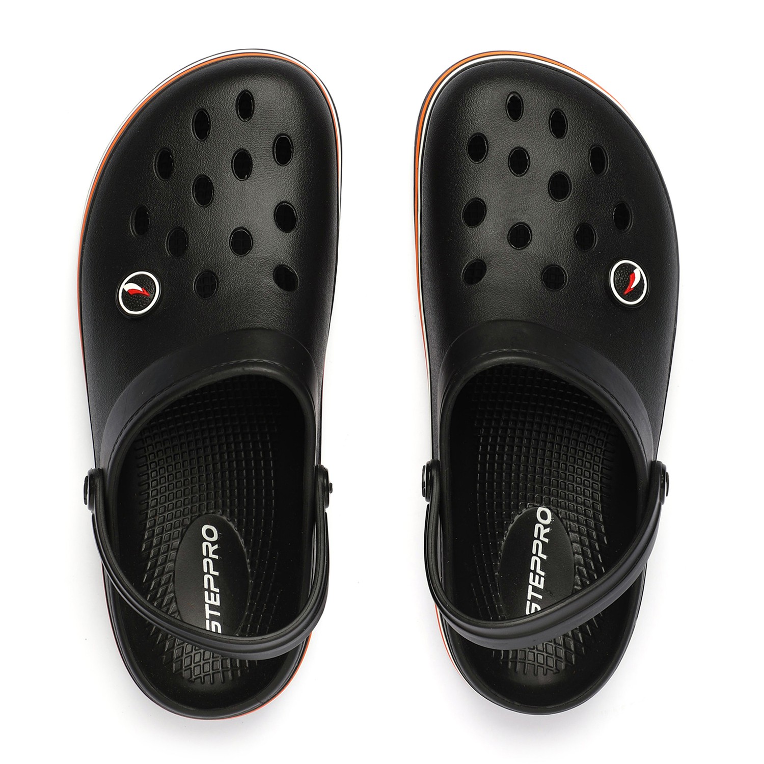 Men Black Clogs