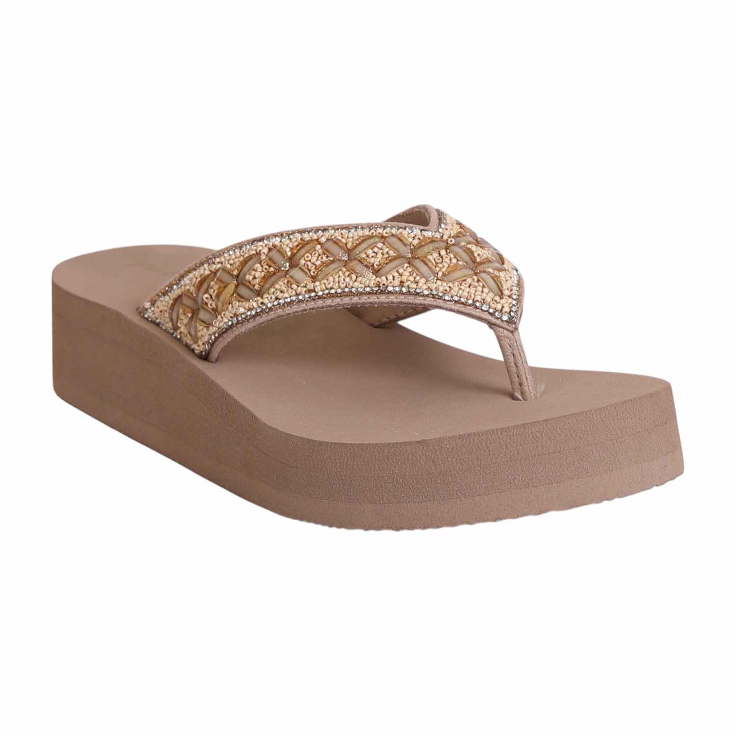 Women's Sahara Lace Beaded Platform Sandals