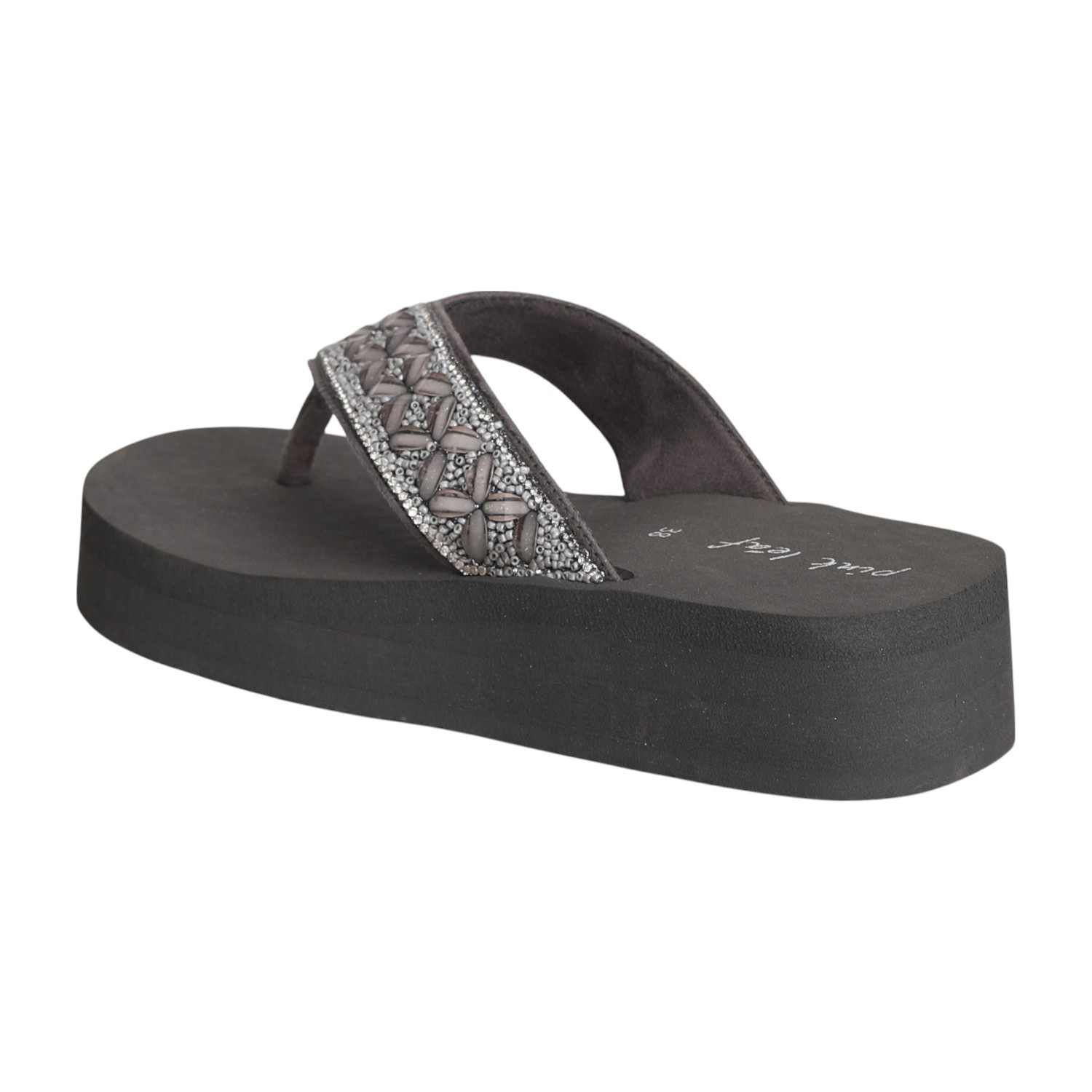Women's Starfall Lace Beaded Platform Sandals