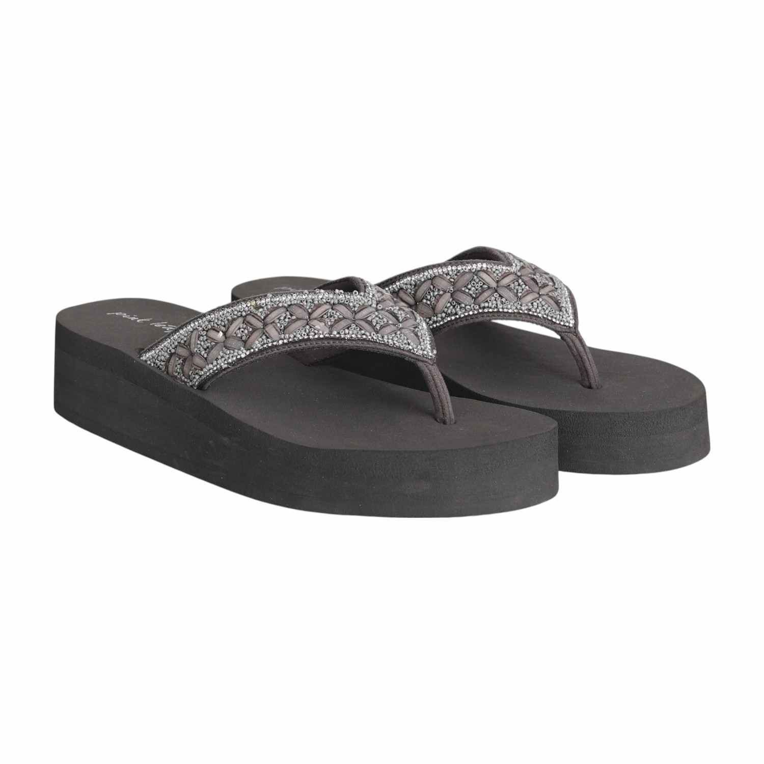 Women's Starfall Lace Beaded Platform Sandals