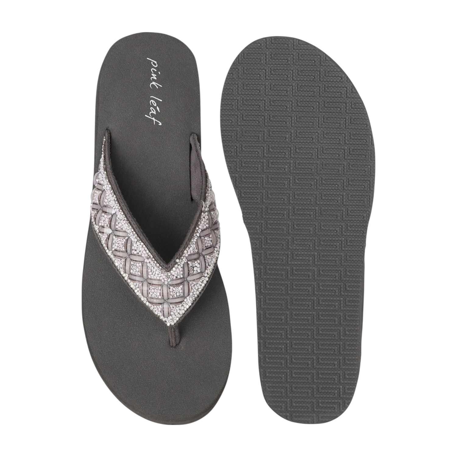 Women's Lunar Bloom Lace Beaded Platform Sandals