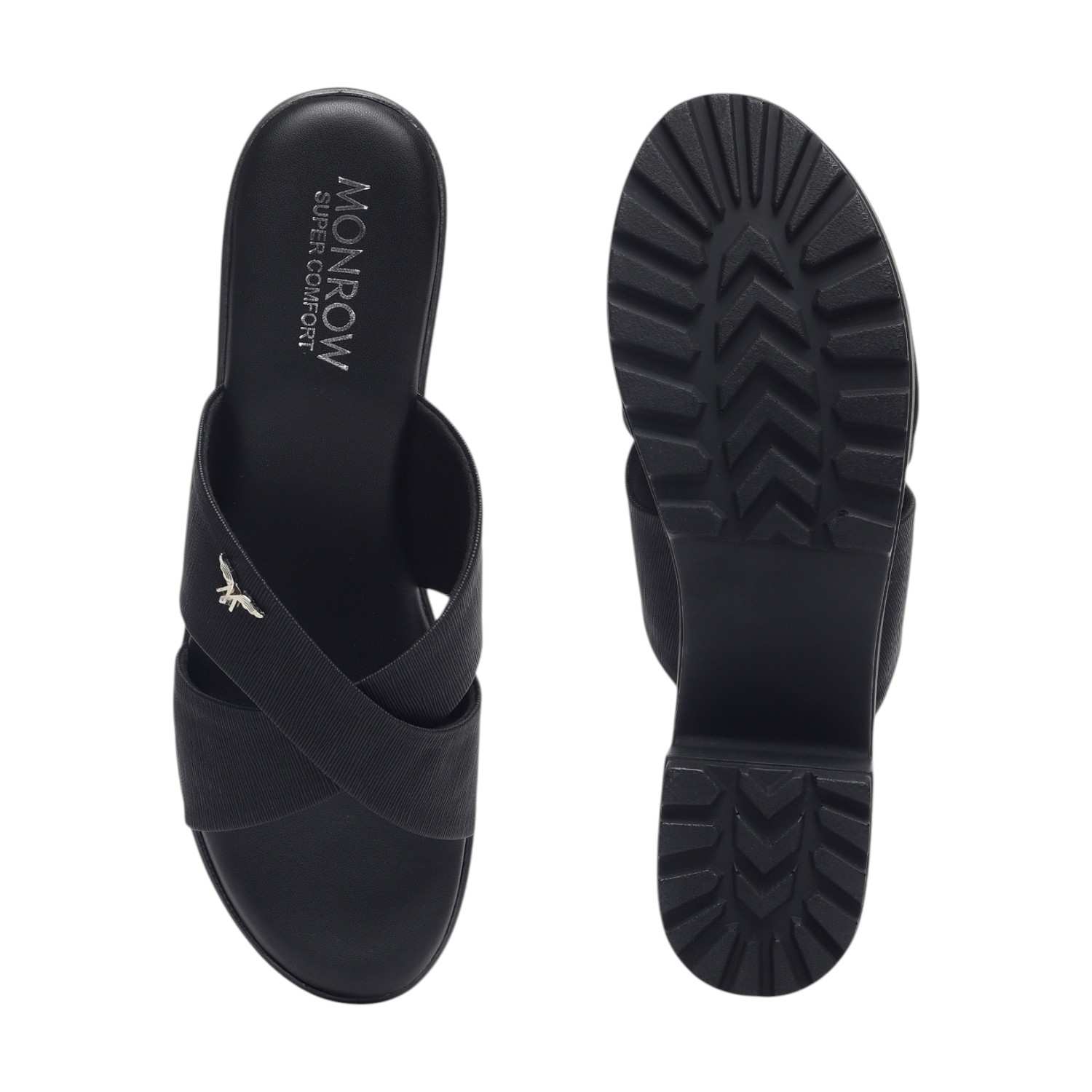 Monrow Alazne Black Platform Heels