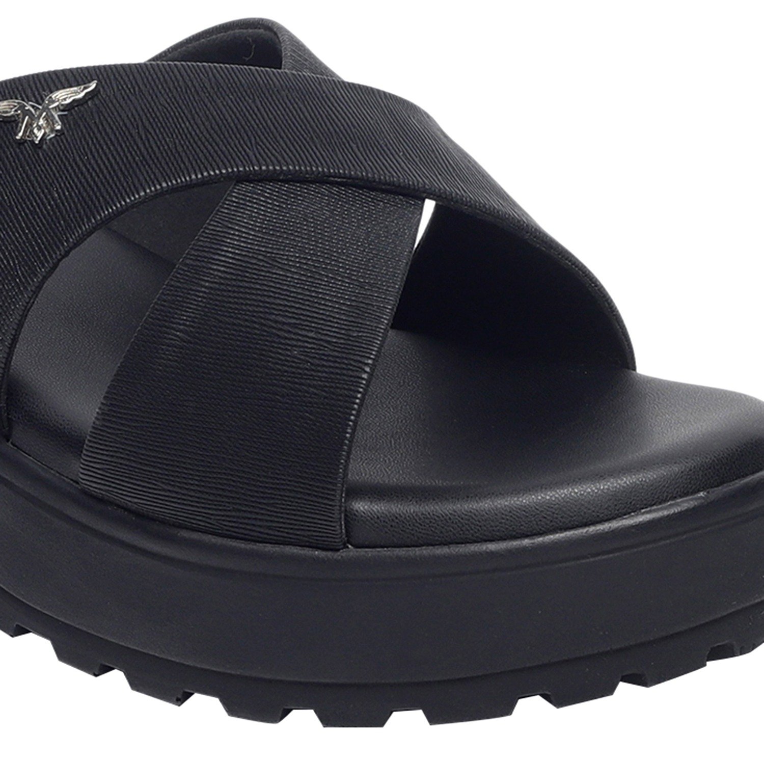 Monrow Alazne Black Platform Heels