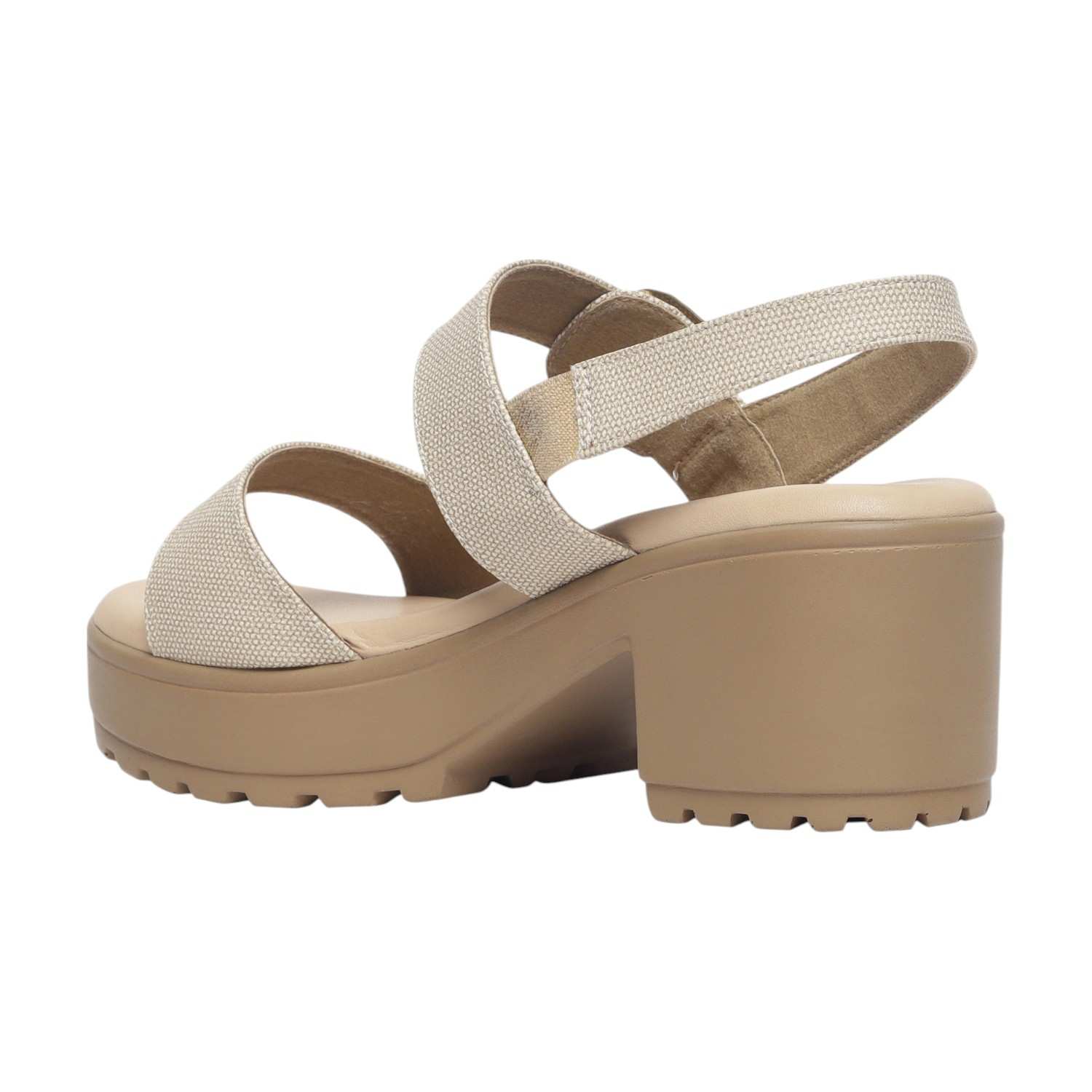 Monrow Darya Beige Platform Heels