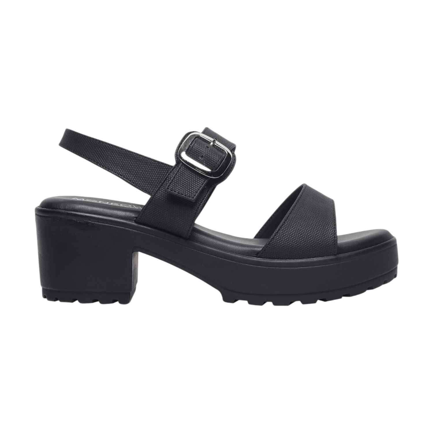 Monrow Darya Black Platform Heels
