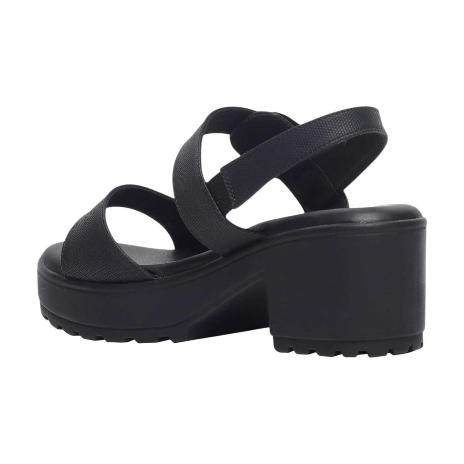 Monrow Darya Black Platform Heels