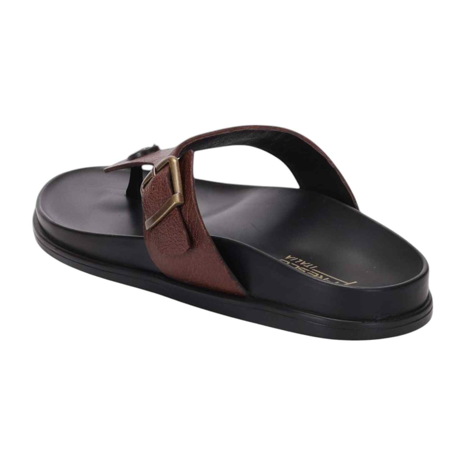 Men Brown Comfort Thongs