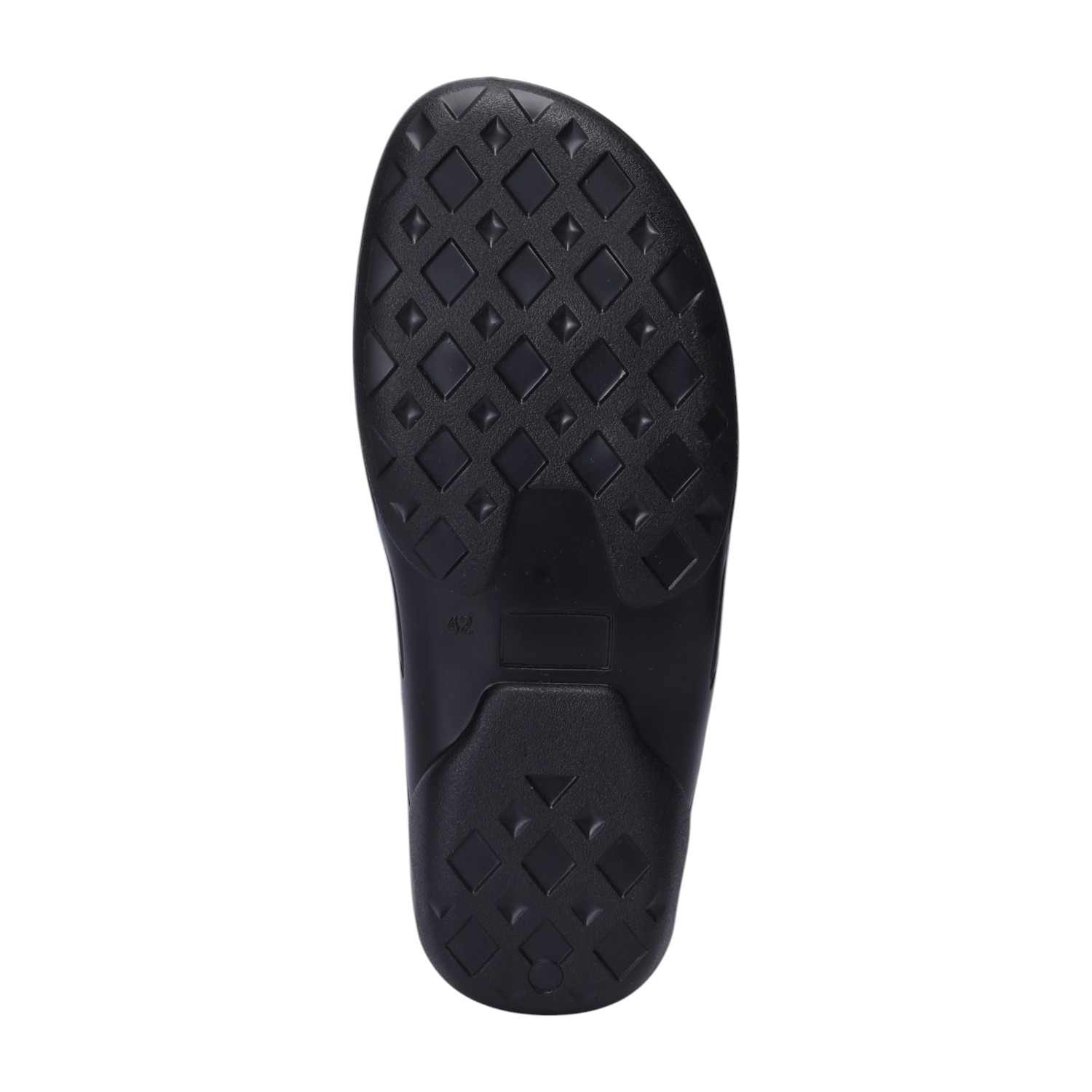 Men Black Comfort Chappals