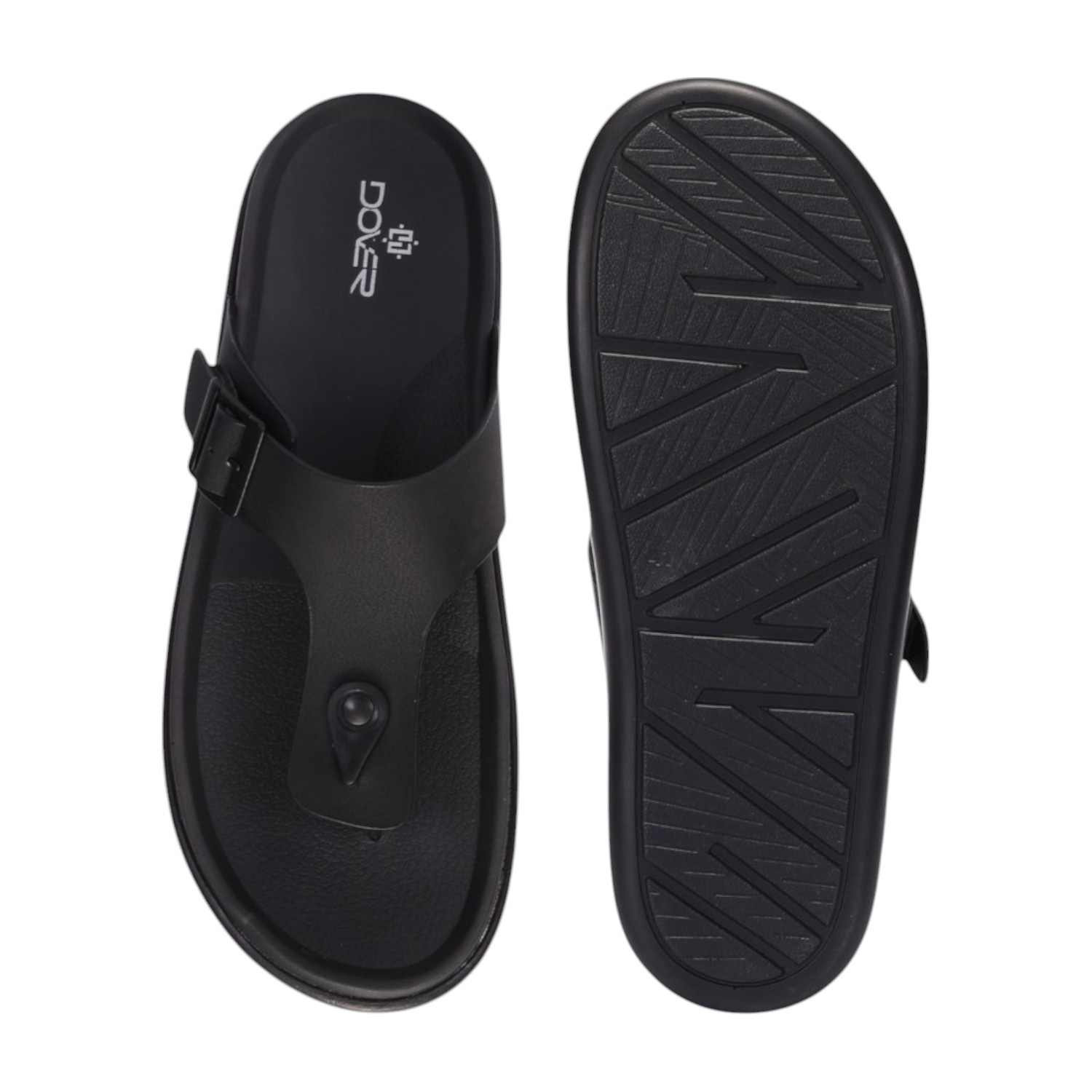 Men Black Comfort Thong