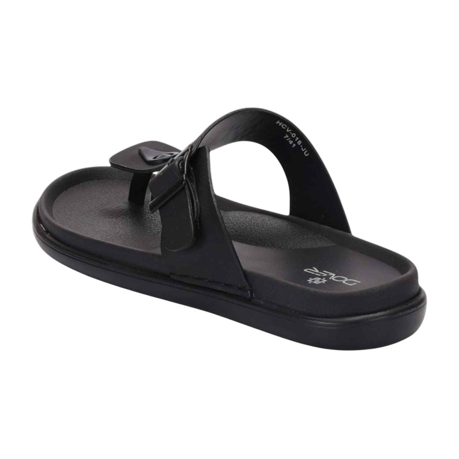 Men Black Comfort Thong