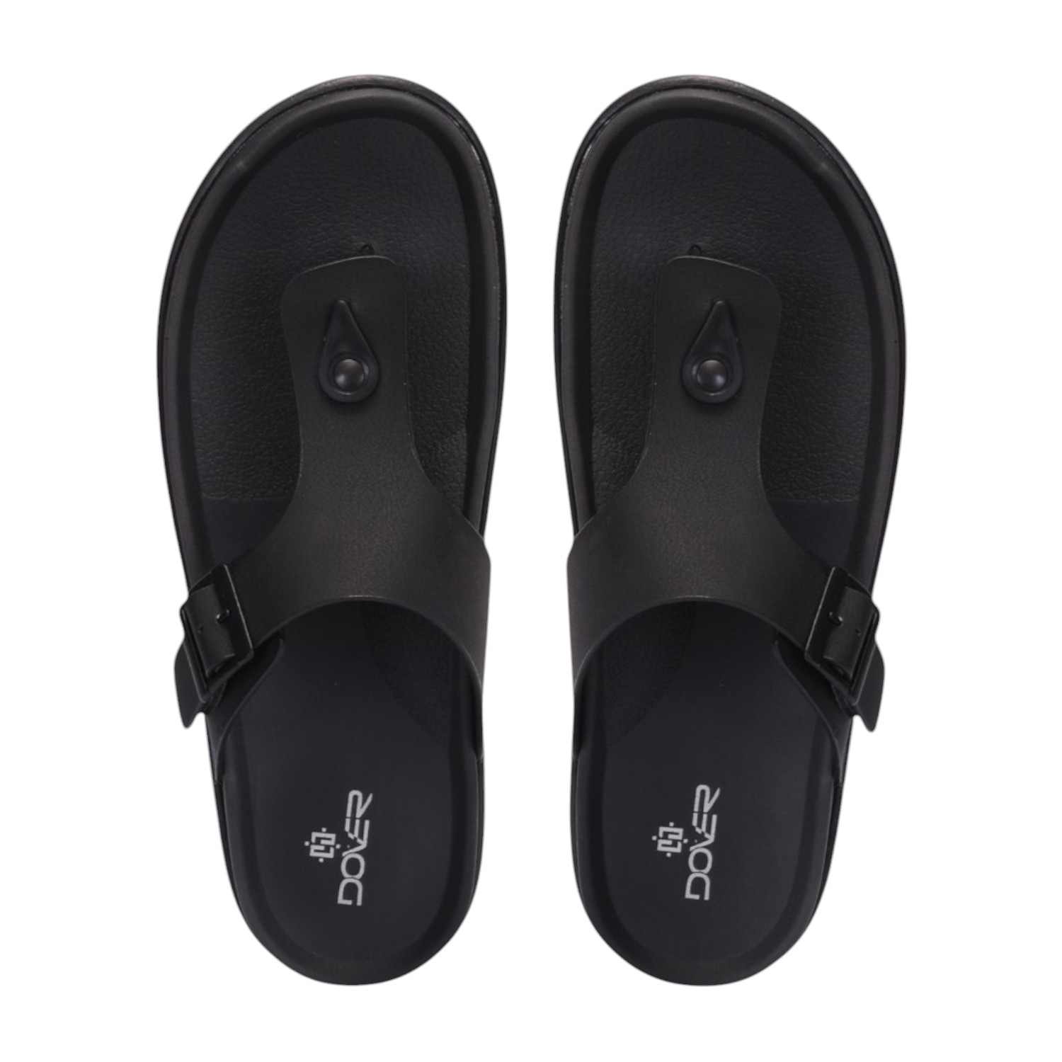 Men Black Comfort Thong