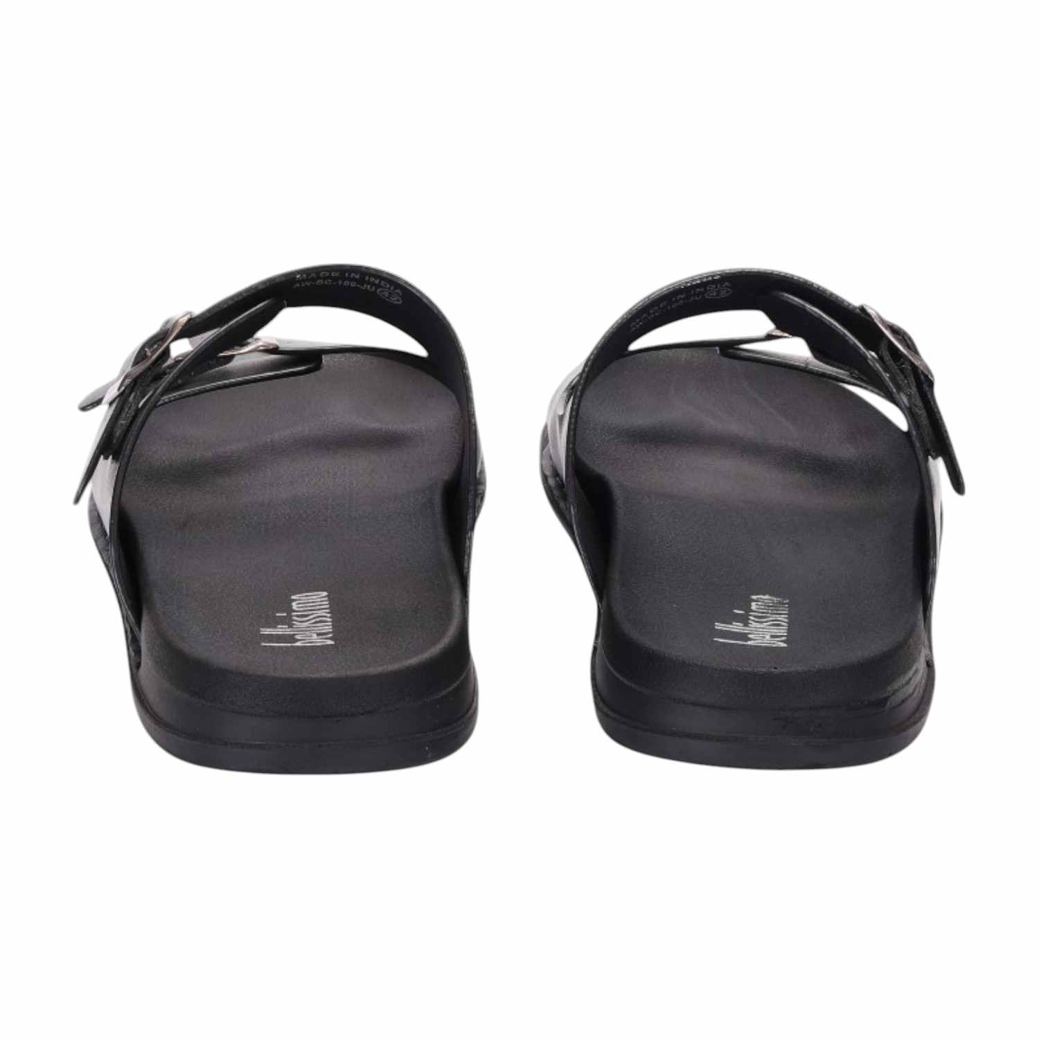 Men Black Comfort Chappal