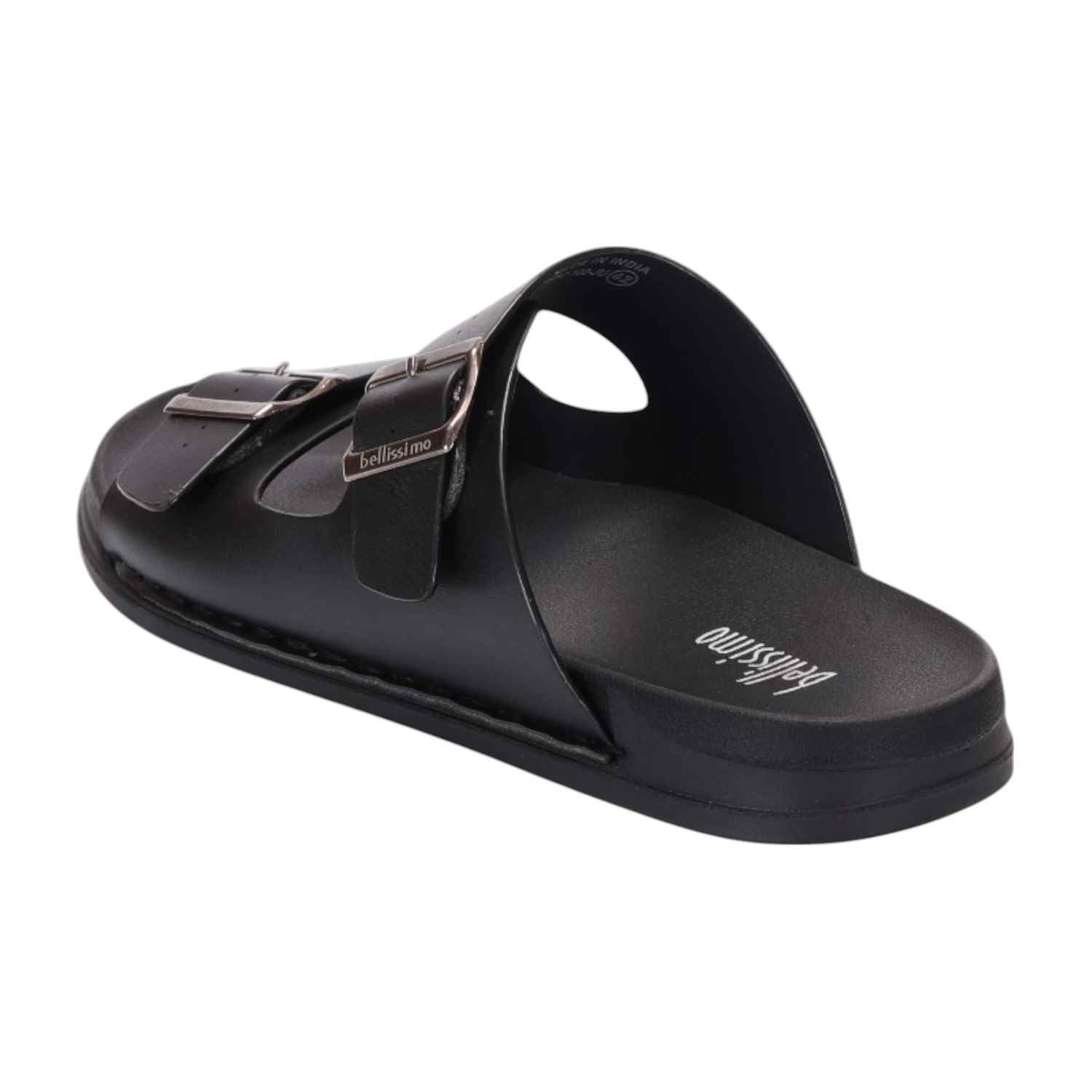 Men Black Comfort Chappal