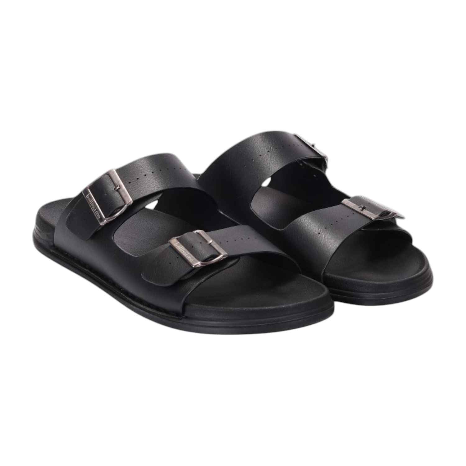 Men Black Comfort Chappal
