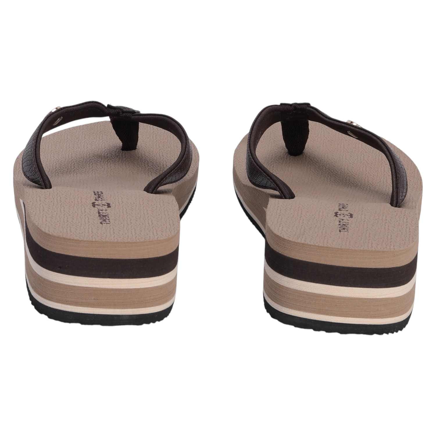 Beige Thongs for Women