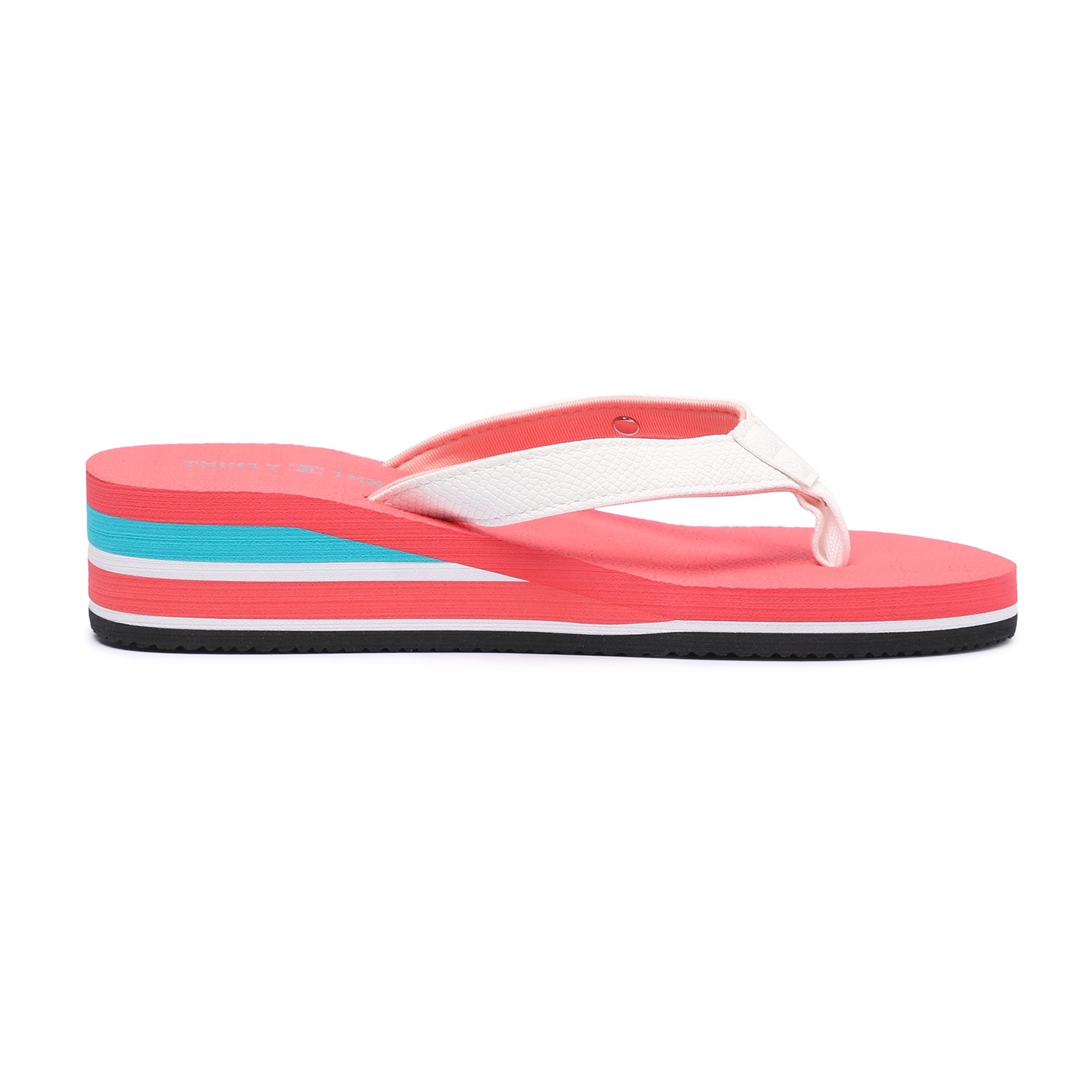 White-Red Flipflops for Women