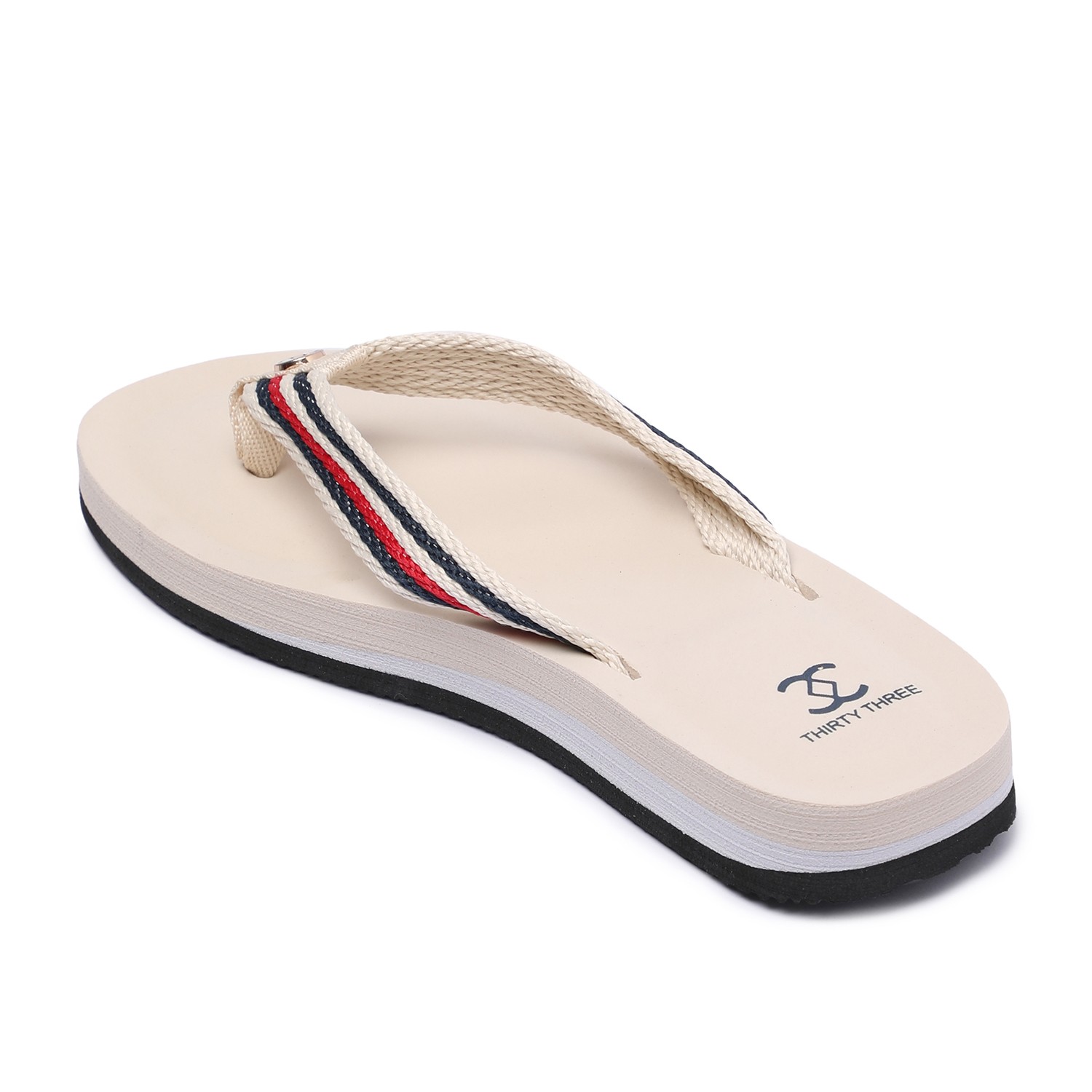 Beige Flipflops for Women