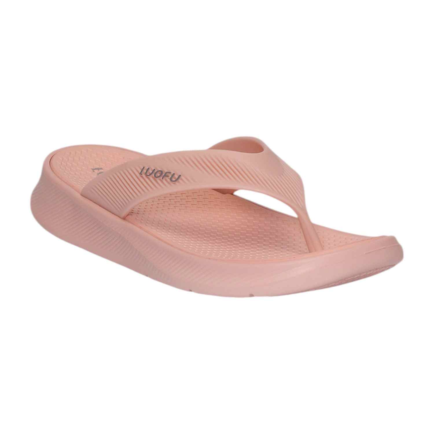 Women Peach Textured Thongs