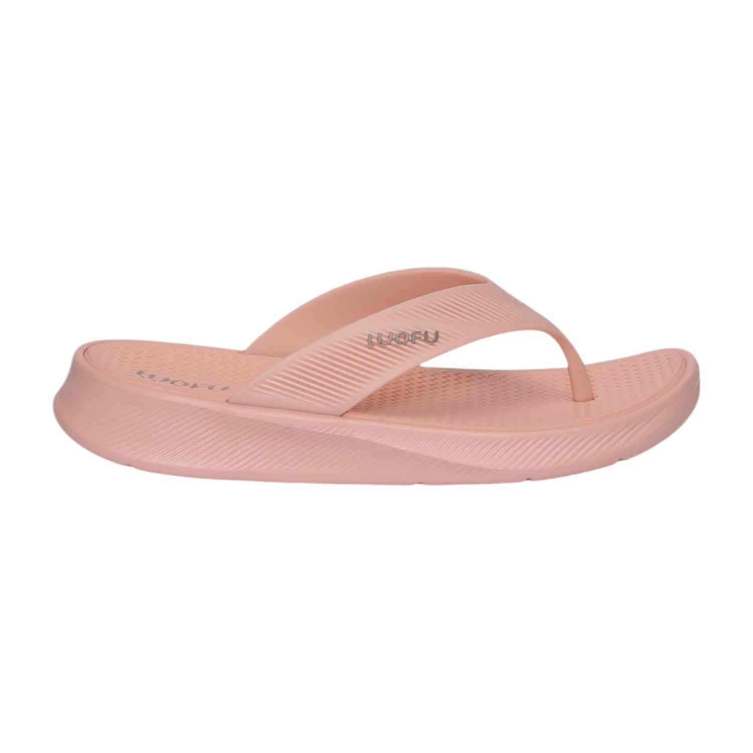 Women Peach Textured Thongs