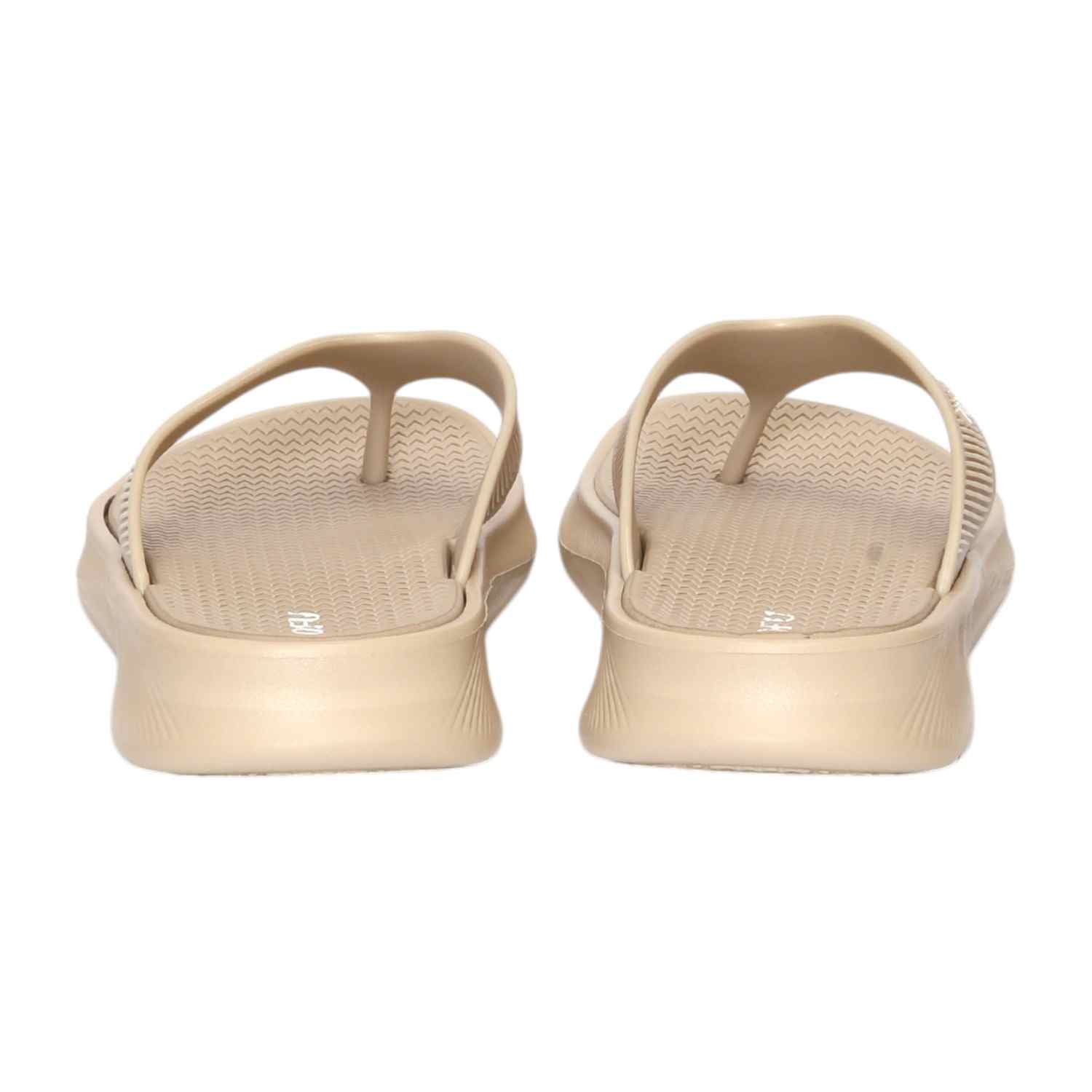 Women Brown Textured EVA Thongs