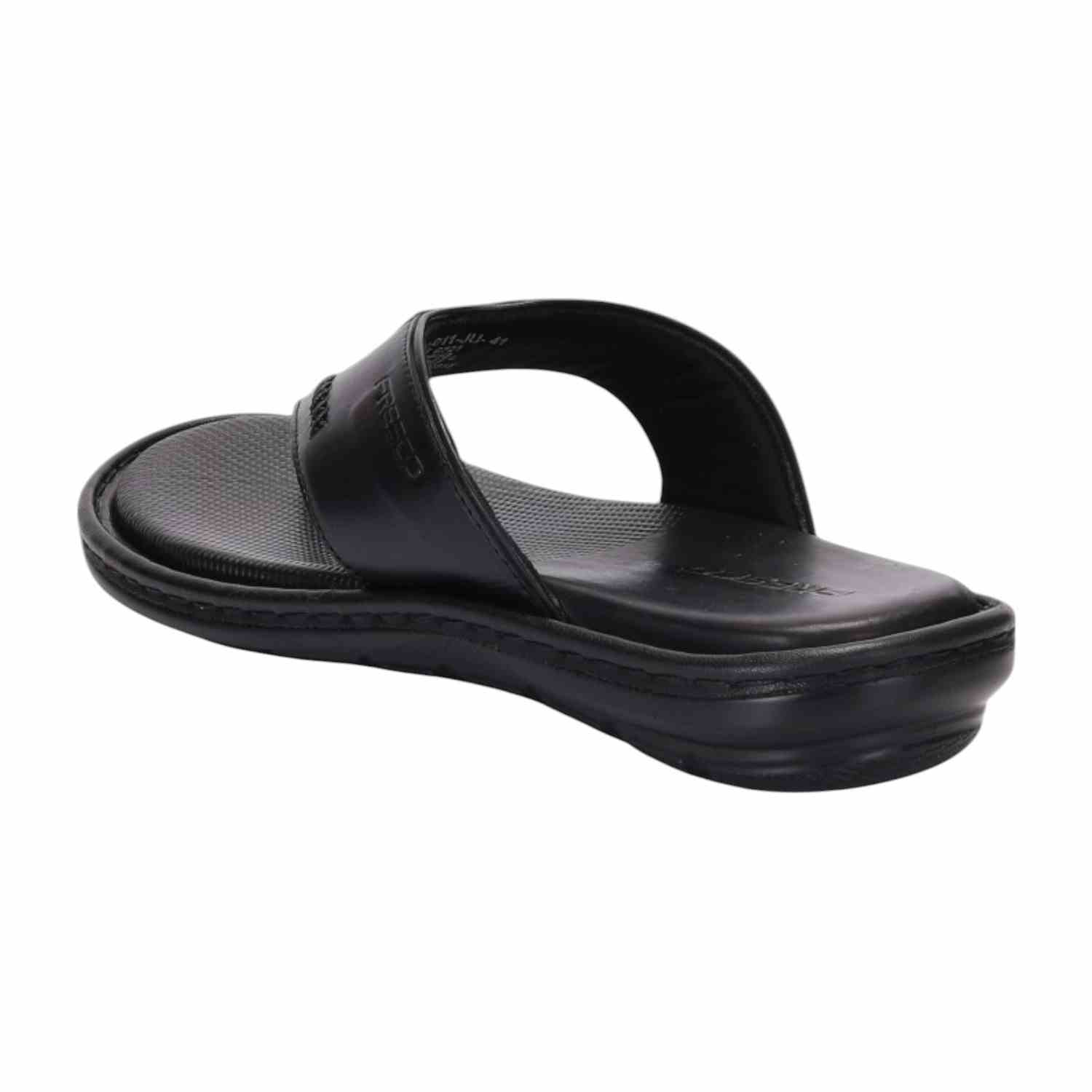 Men Black Comfort Thongs