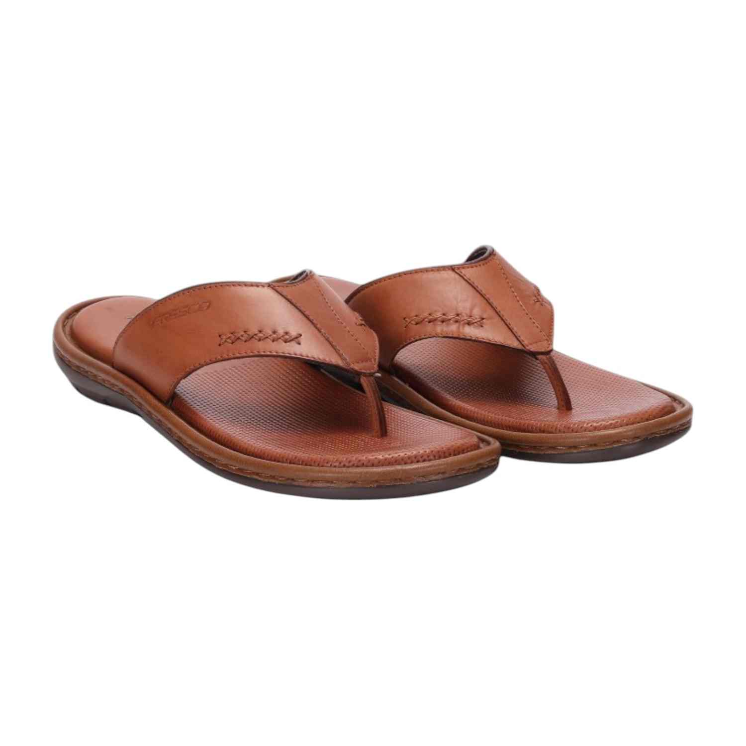Men Tan Comfort Thongs