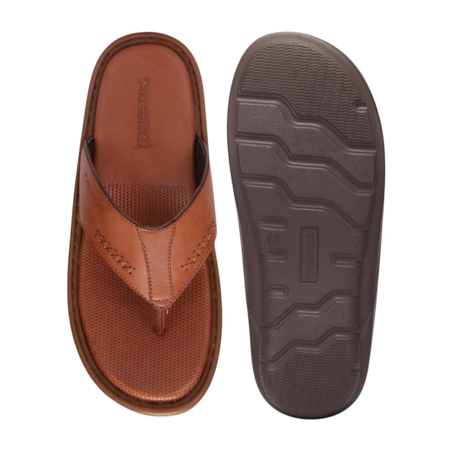 Men Tan Comfort Thongs