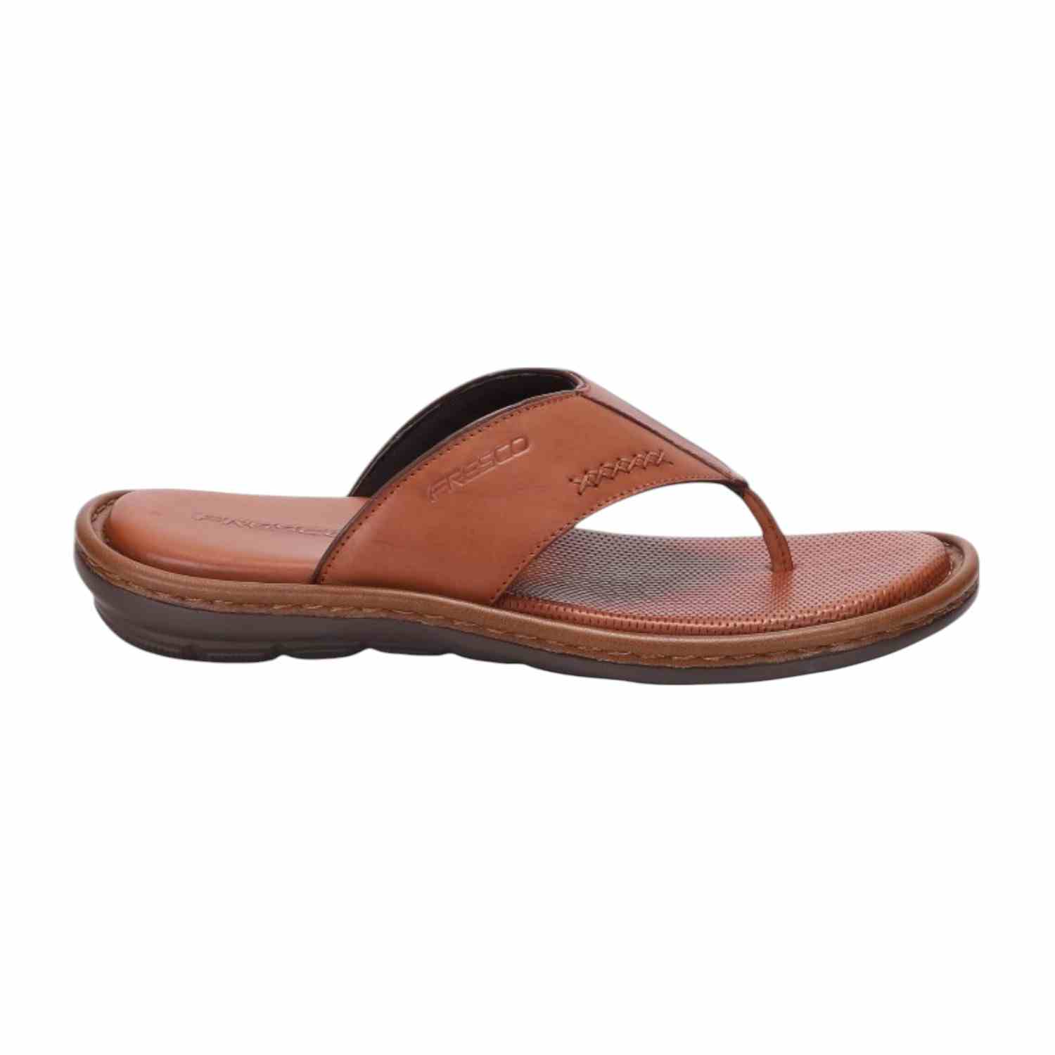 Men Tan Comfort Thongs