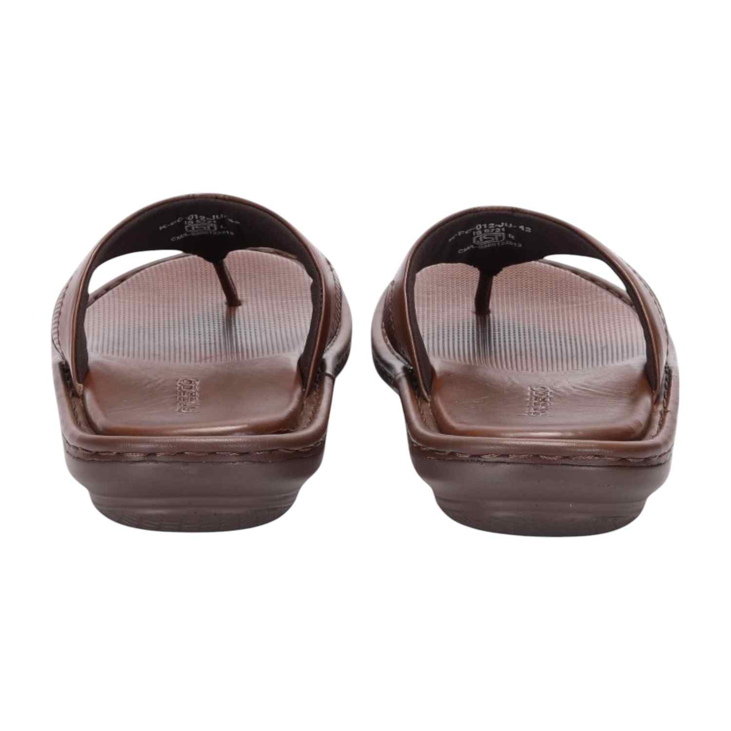Men Brown Comfort Thongs