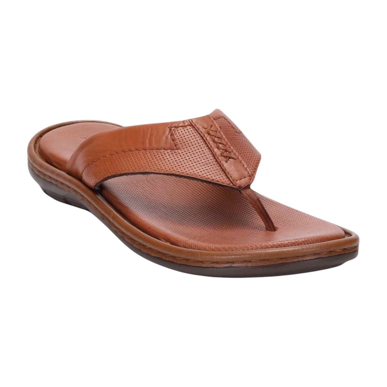 Men Tan Comfort Thongs