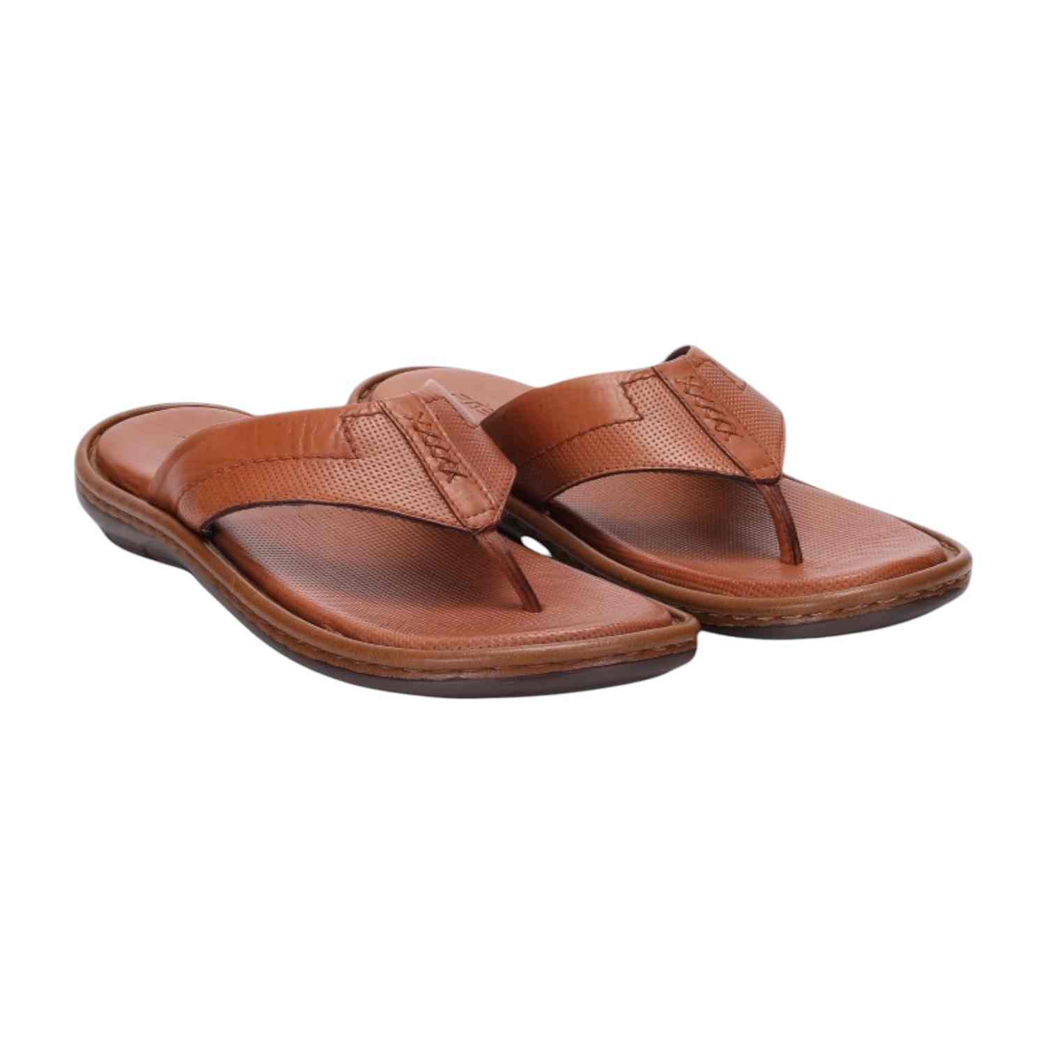 Men Tan Comfort Thongs