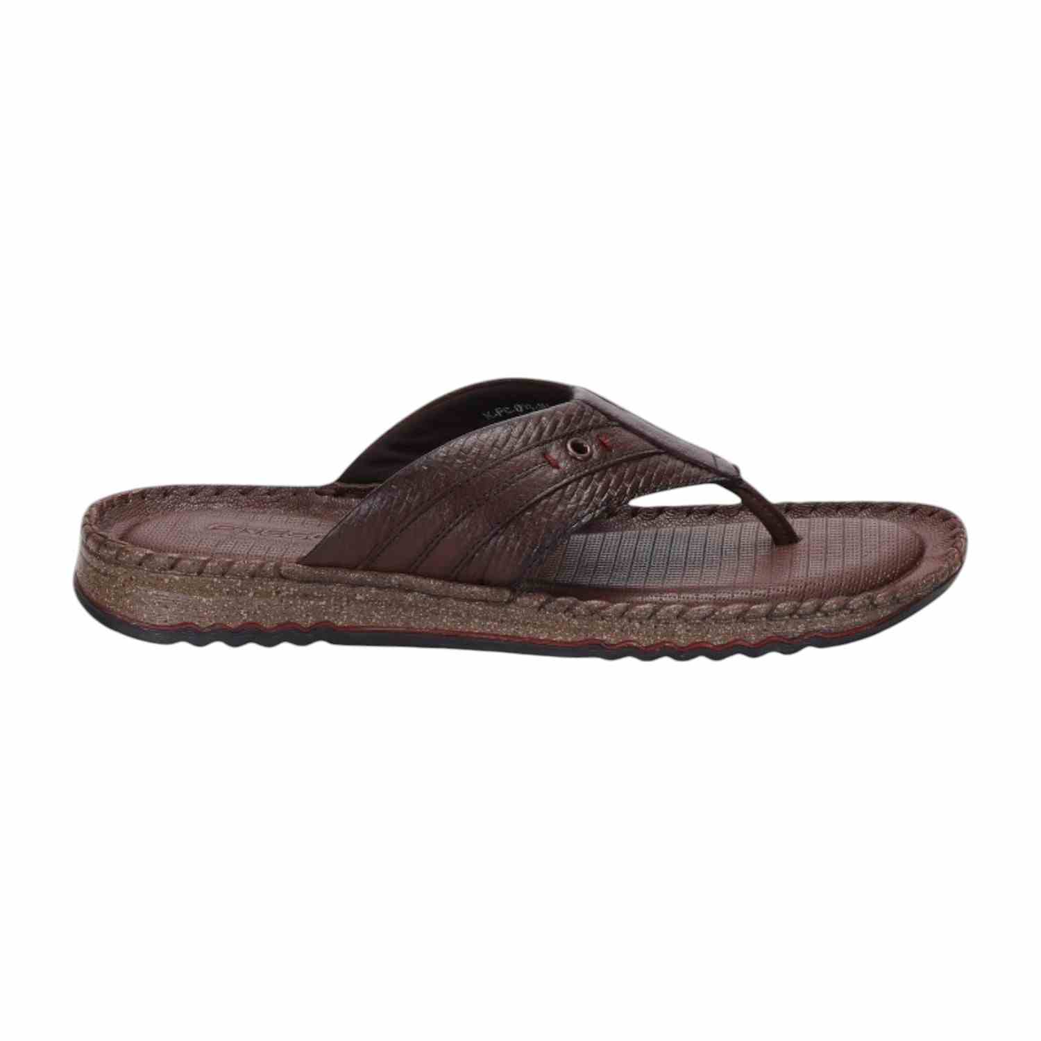 Men Brown Comfort Thongs