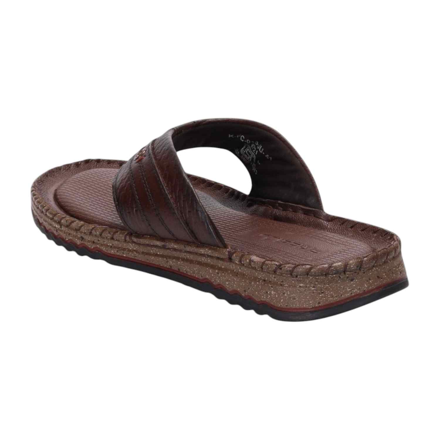 Men Brown Comfort Thongs