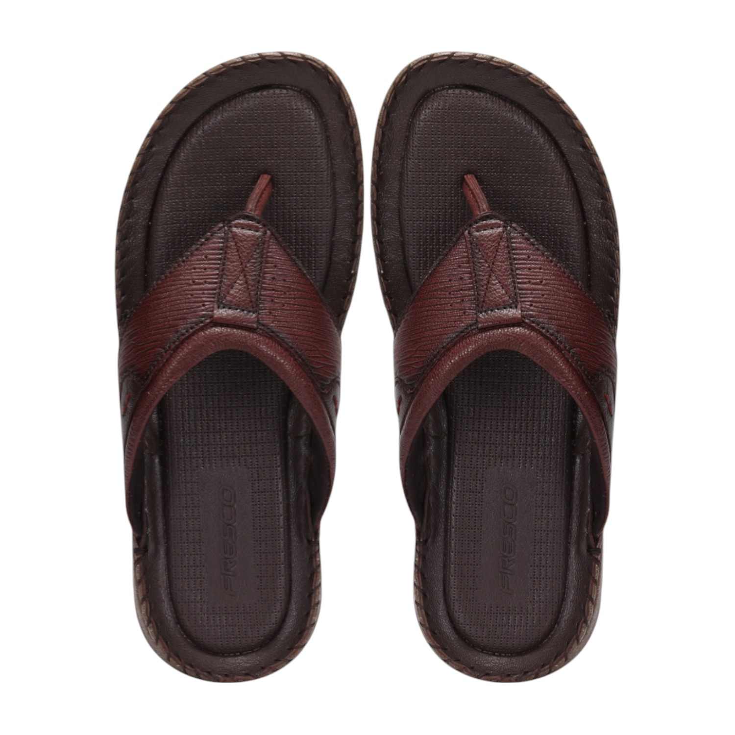 Men Bordo Comfort Thongs