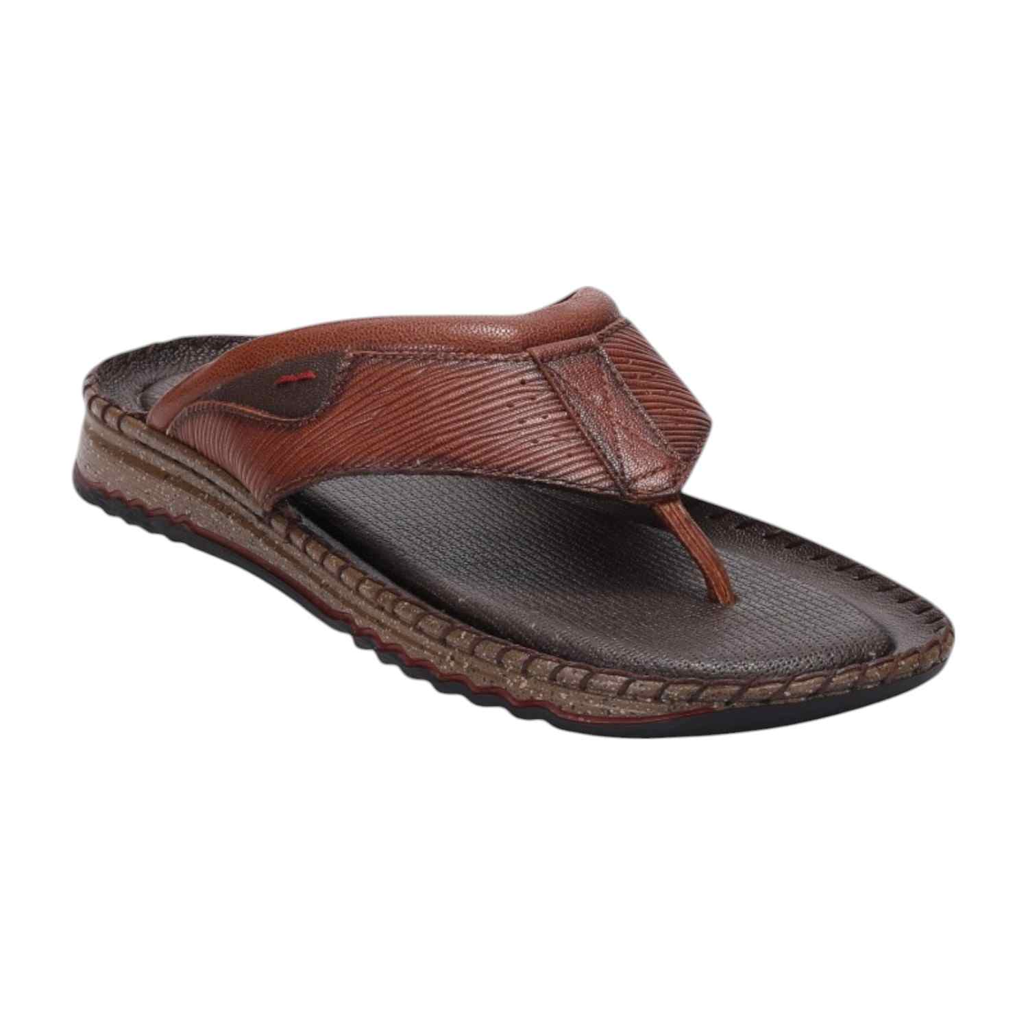 Men Tan Comfort Thongs