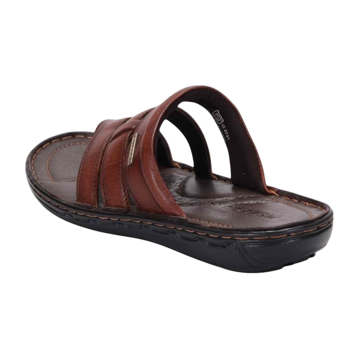 Men Tan Comfort Chappal