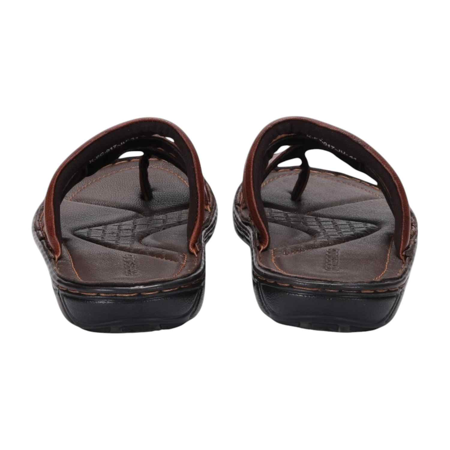 Men Tan Comfort Chappal
