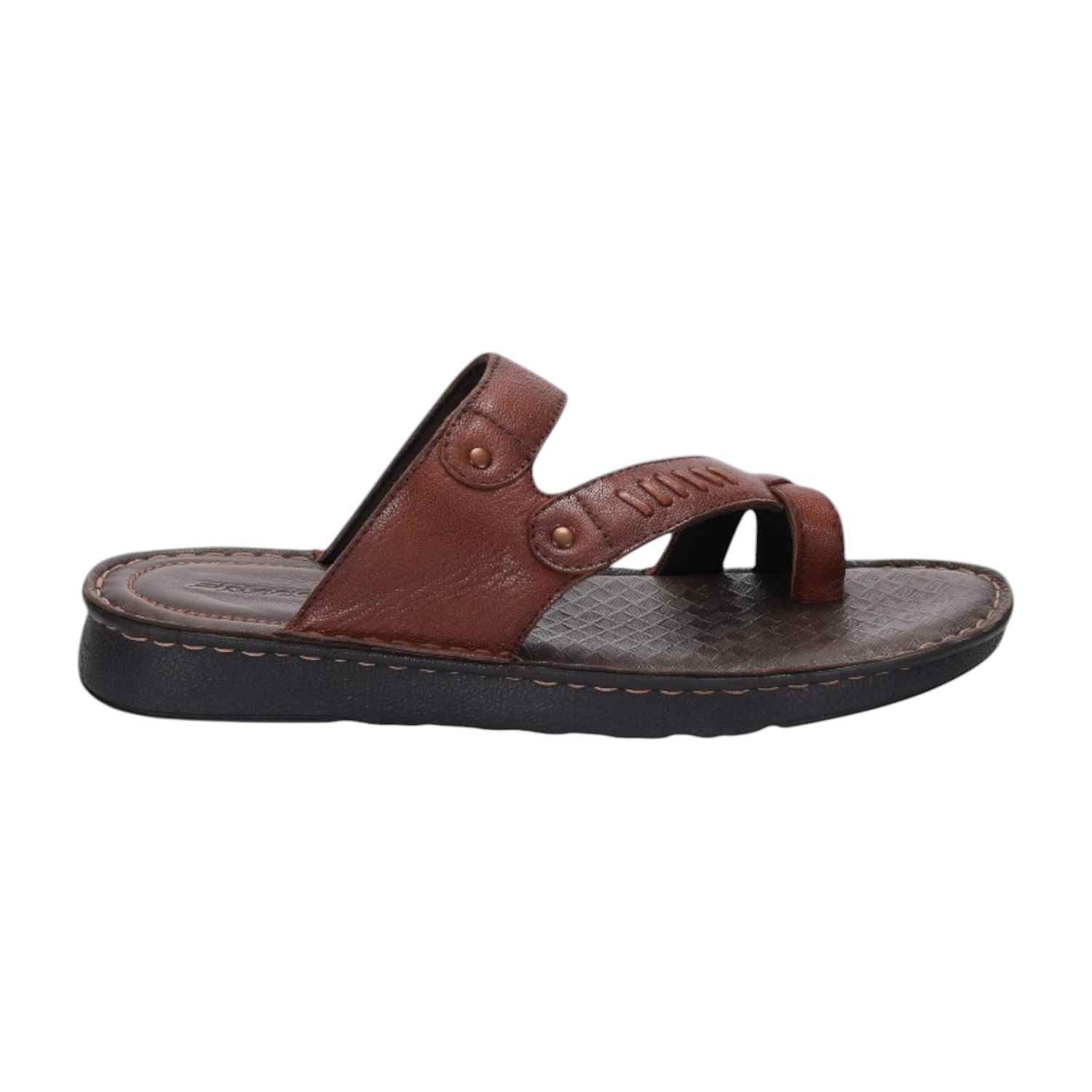 Men Tan Comfort Chappal