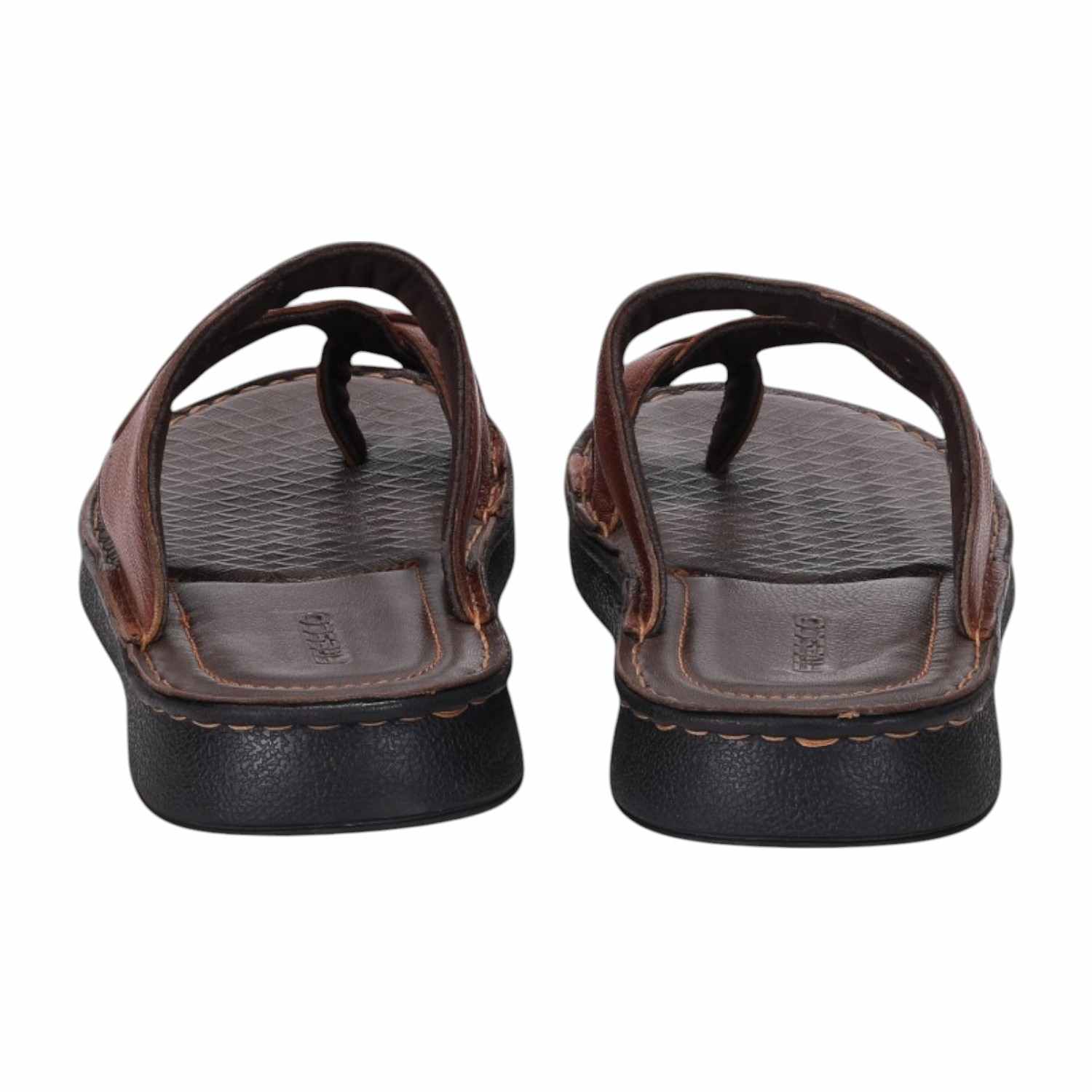 Men Tan Comfort Chappal