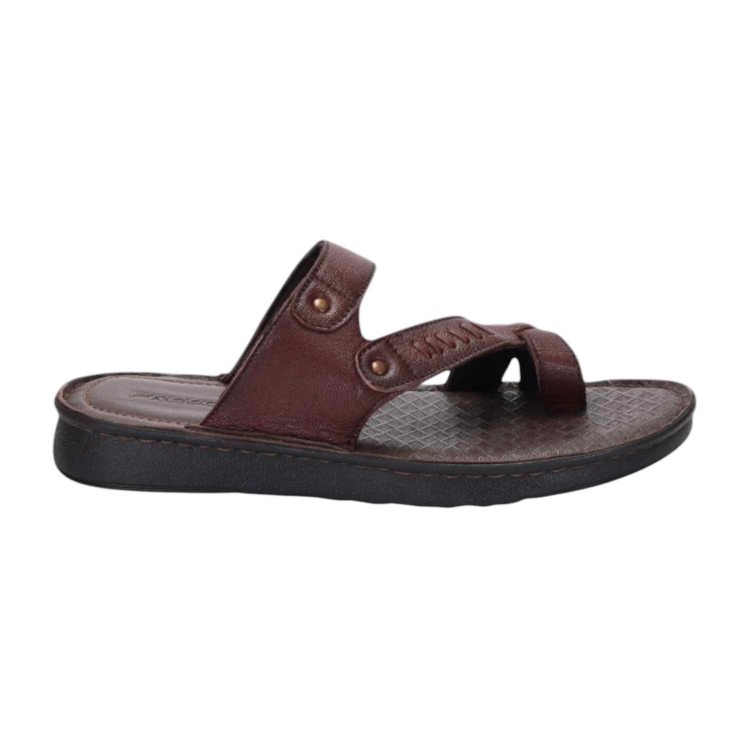 Men Bordo Comfort Chappal