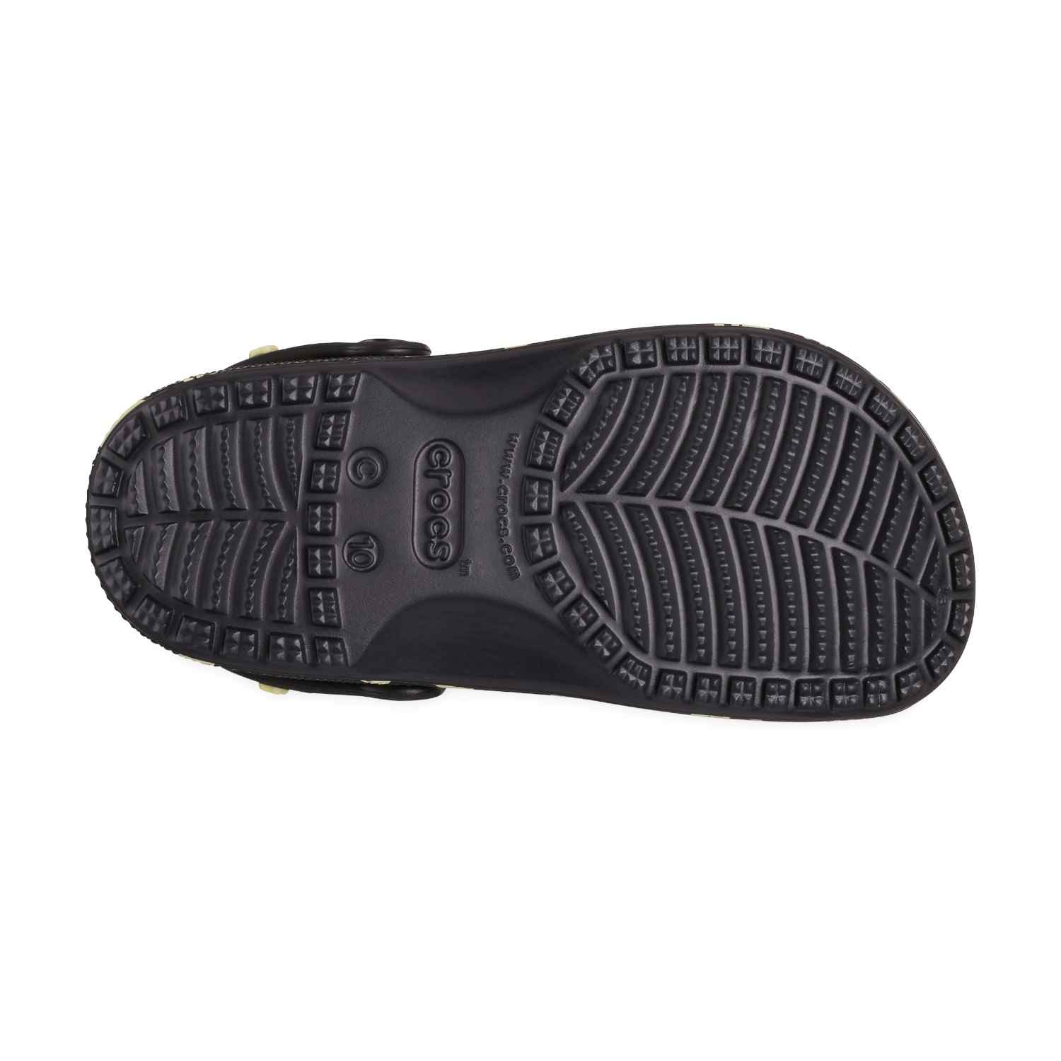 Classic Glow Space Unisex Black Clogs