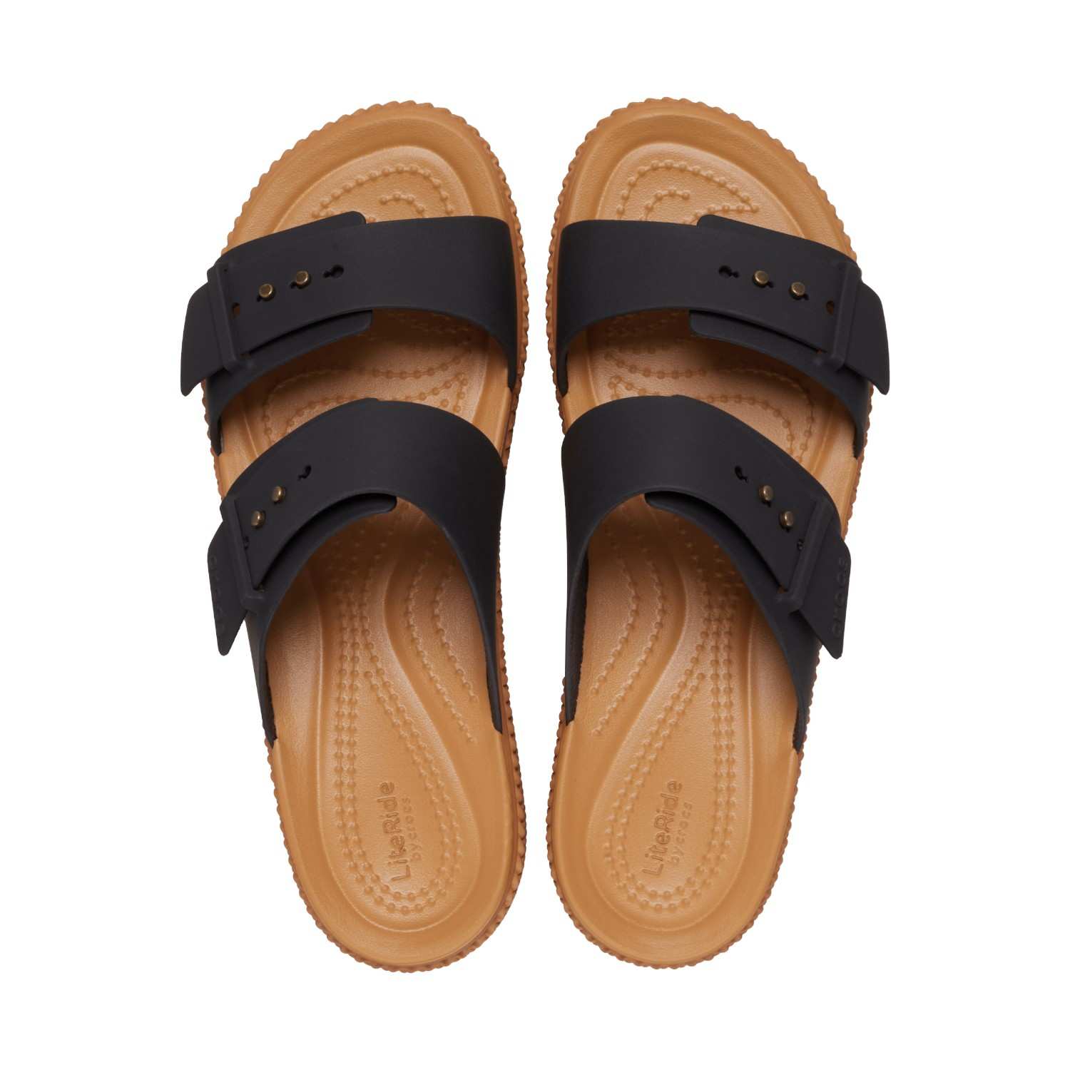 Brooklyn Woven Buckle Black Women Sandal