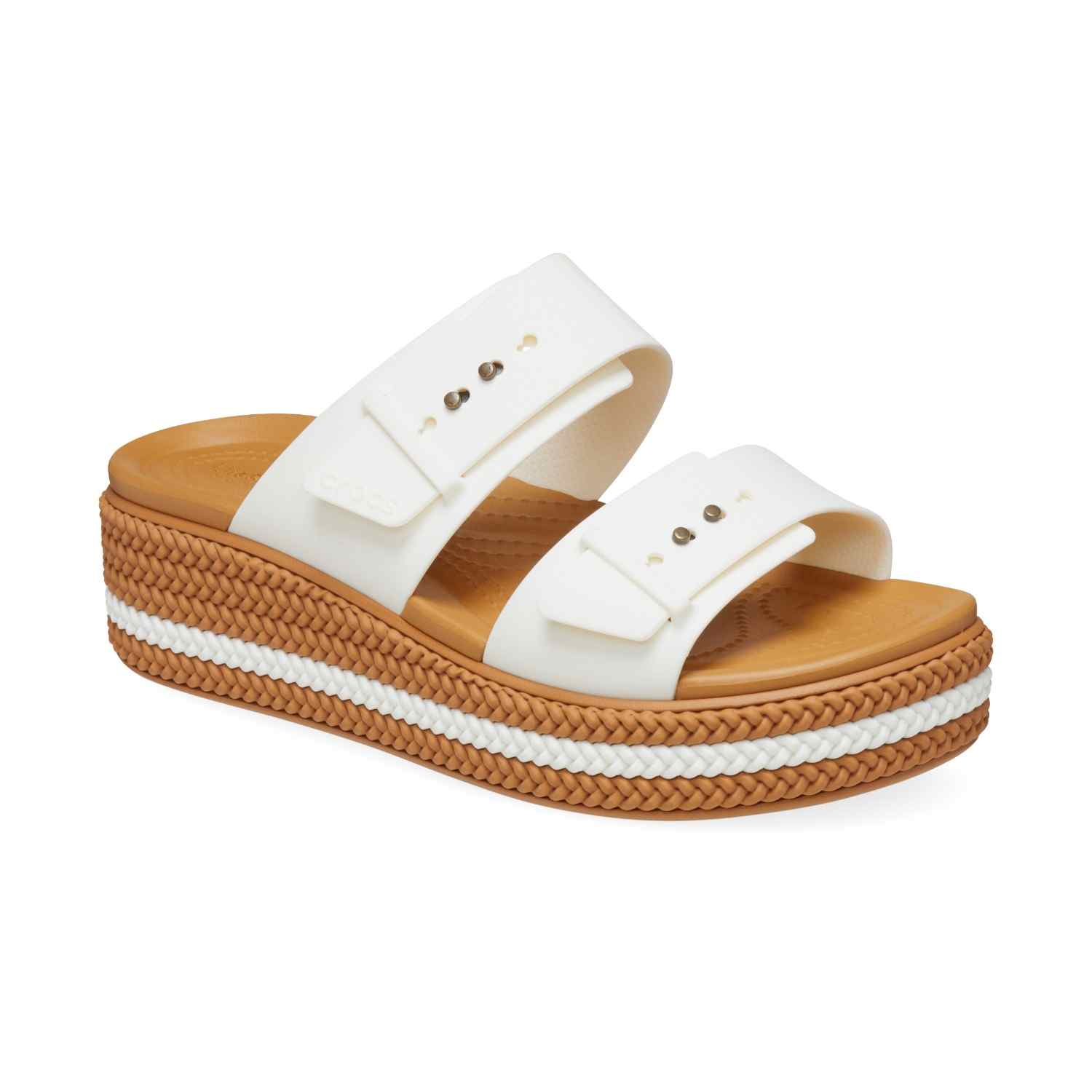 Brooklyn Woven Buckle Chalk Women Sandal