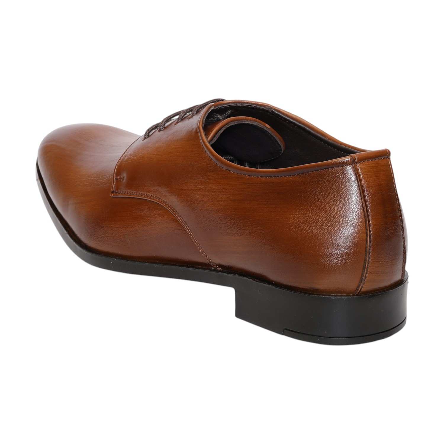Men Tan Formal Shoes Lace Up
