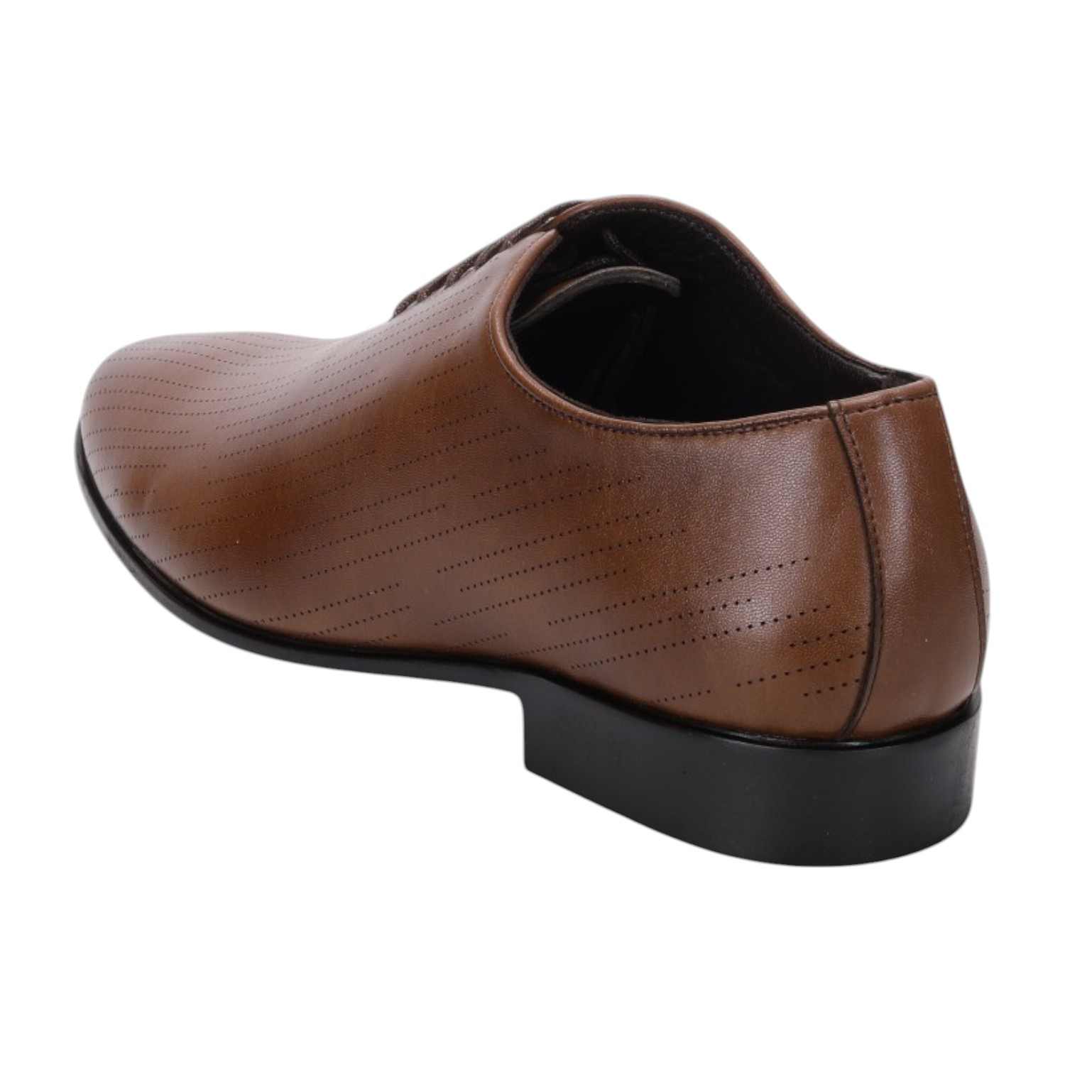 Men Tan Formal Shoes Lace Up